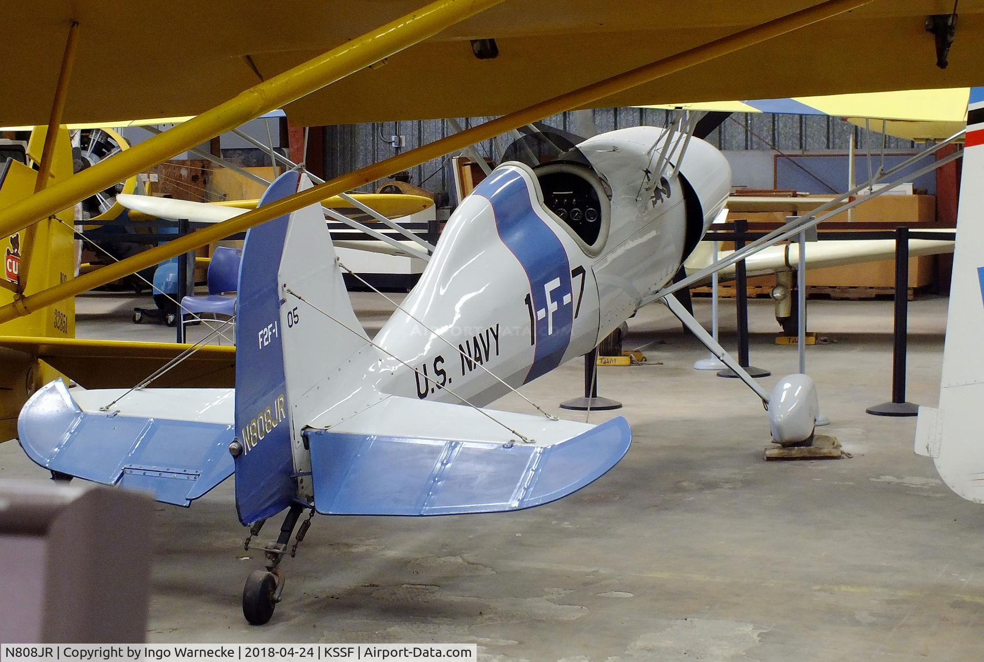 N808JR, Stolp SA-500 Starlet C/N 84, Stolp / Greendale SA-500 Starlet at the Texas Air Museum at Stinson Field, San Antonio TX