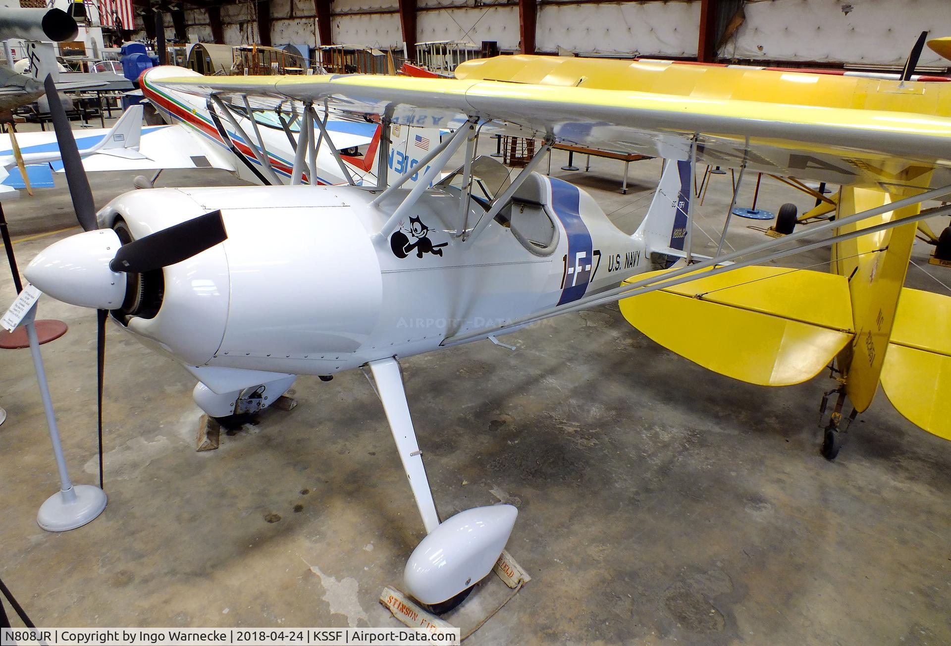 N808JR, Stolp SA-500 Starlet C/N 84, Stolp / Greendale SA-500 Starlet at the Texas Air Museum at Stinson Field, San Antonio TX