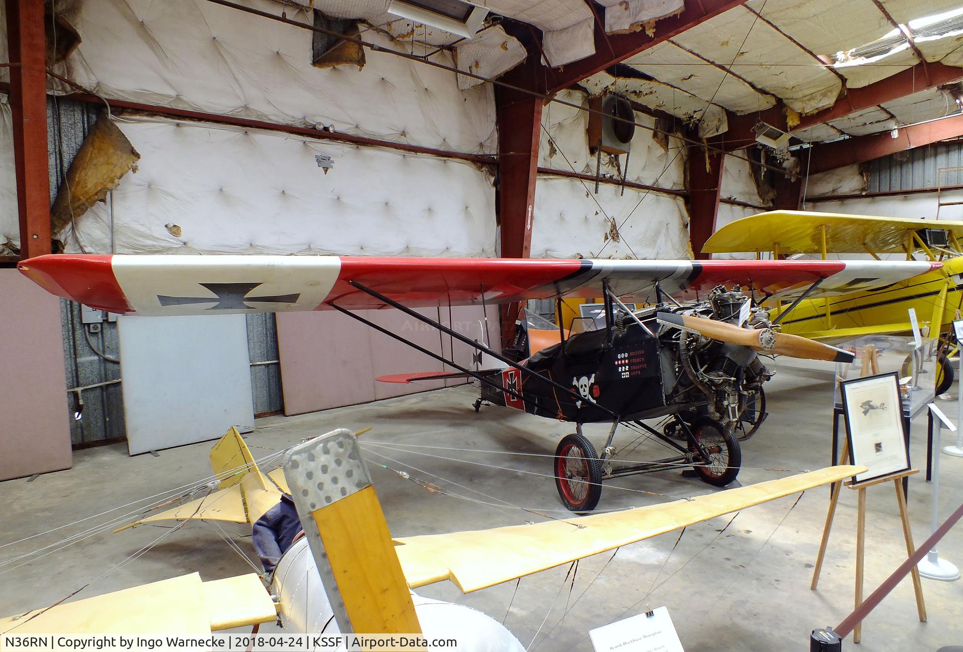 N36RN, 1979 Pietenpol Air Camper C/N RN1, Pietenpol (Northcutt R H) Air Camper at the Texas Air Museum at Stinson Field, San Antonio TX