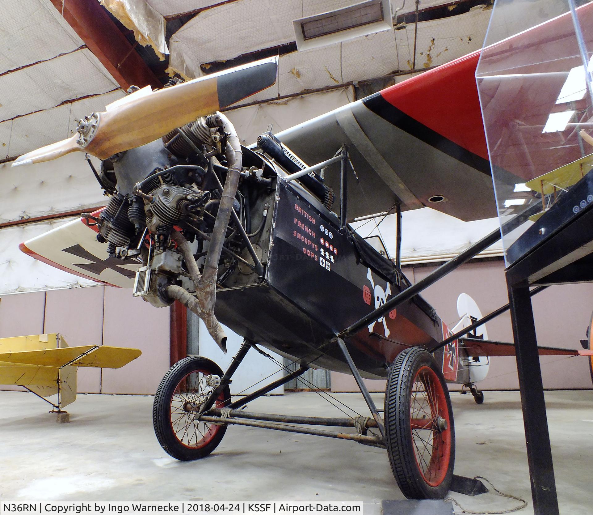 N36RN, 1979 Pietenpol Air Camper C/N RN1, Pietenpol (Northcutt R H) Air Camper at the Texas Air Museum at Stinson Field, San Antonio TX