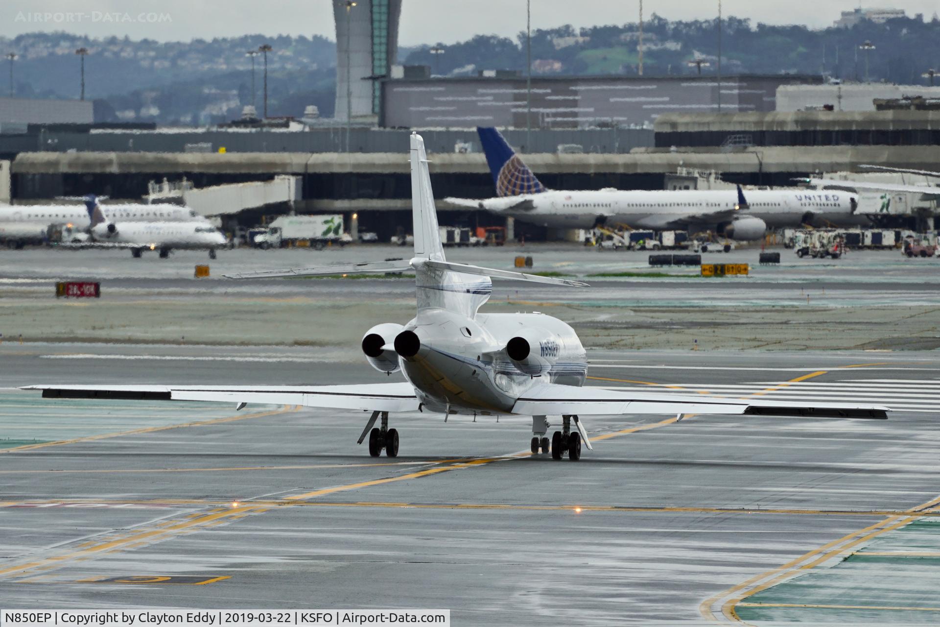 N850EP, 1980 Dassault Falcon 50 C/N 39, SFO 2019.
