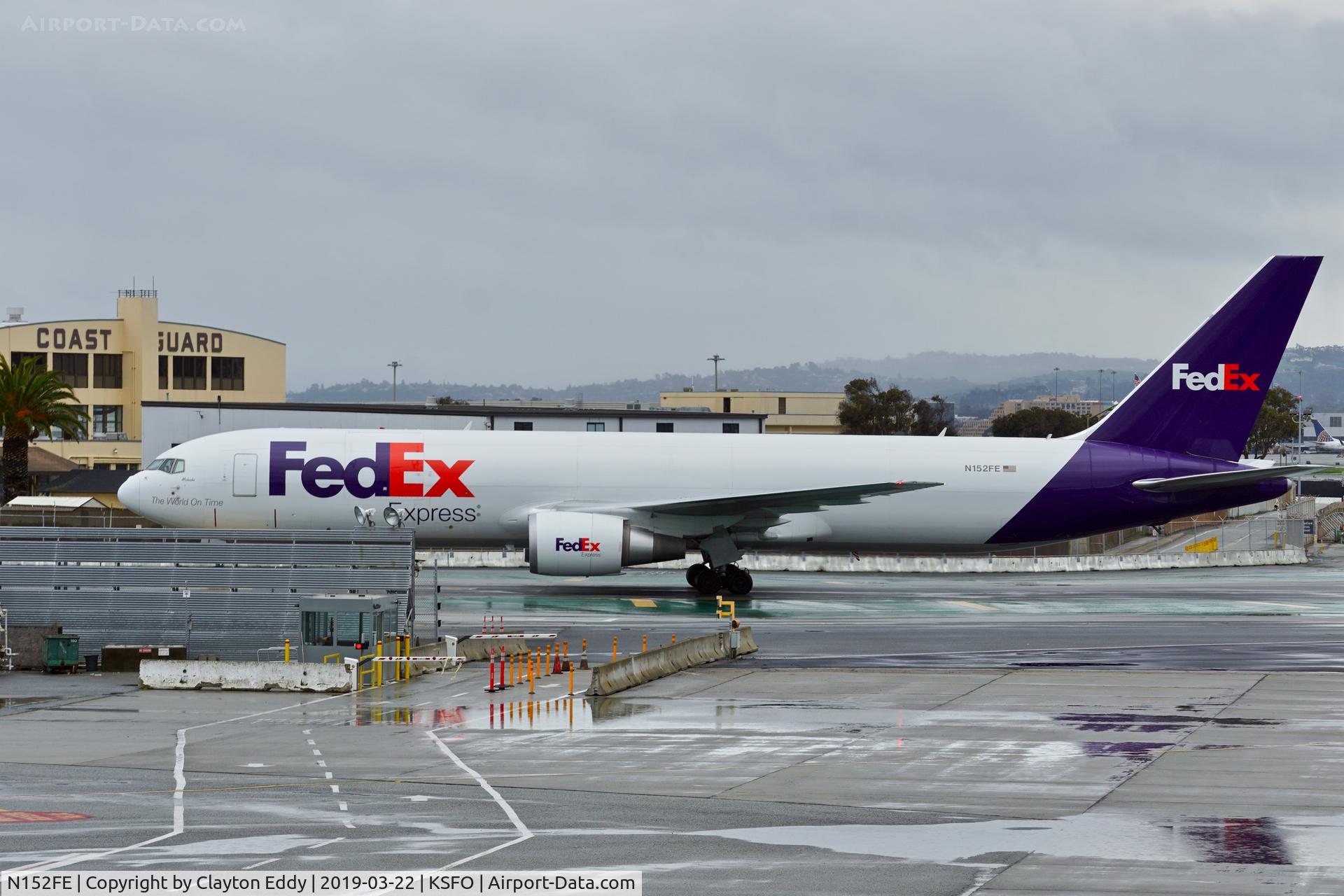 N152FE, 2017 Boeing 767-300F/ER C/N 43552, SFO 2019.
