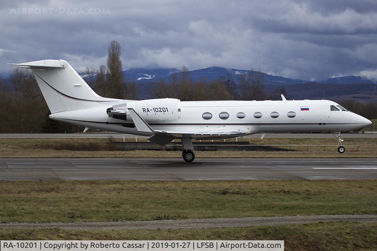 RA-10201, Gulfstream Aerospace G-IV SP C/N 1465, Basel - Mulhouse