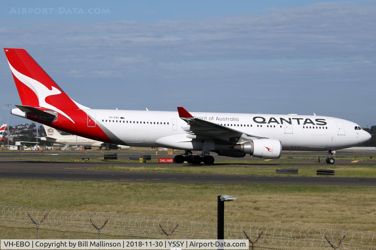 VH-EBO, 2010 Airbus A330-202 C/N 1169, taxiing