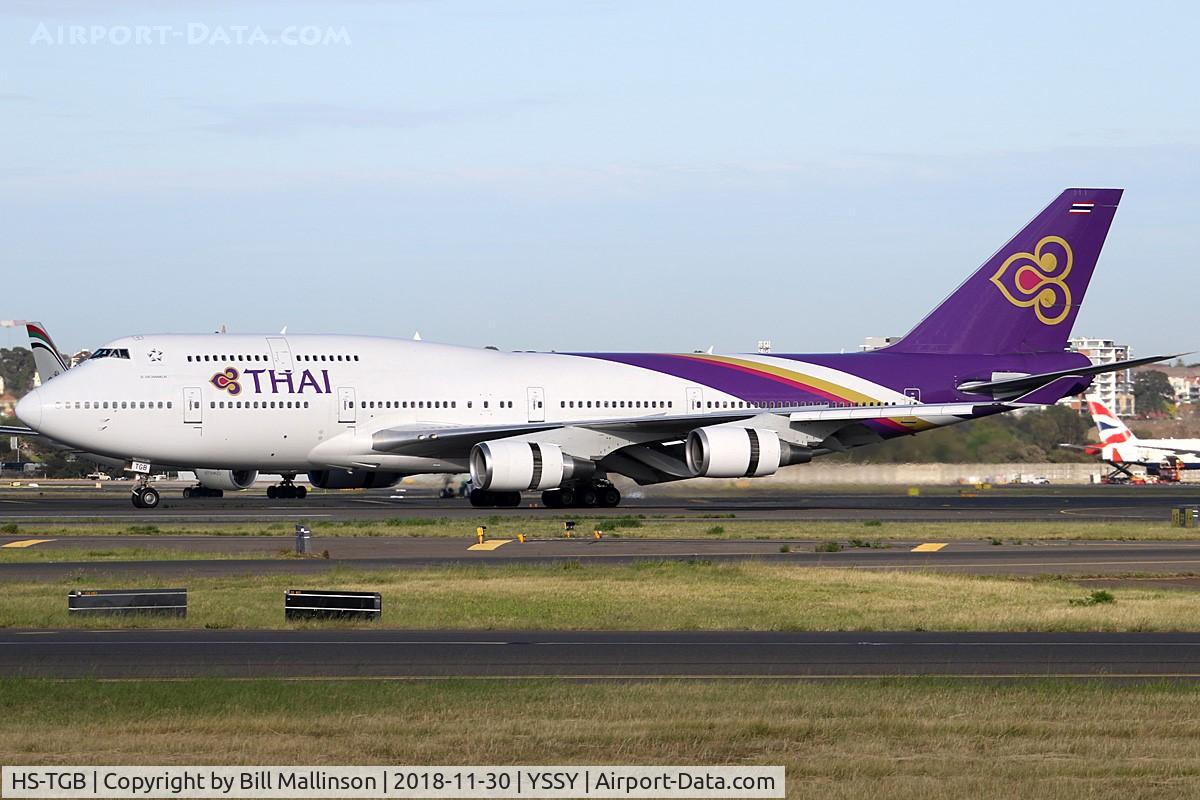 HS-TGB, 2001 Boeing 747-4D7 C/N 32370, taxiing