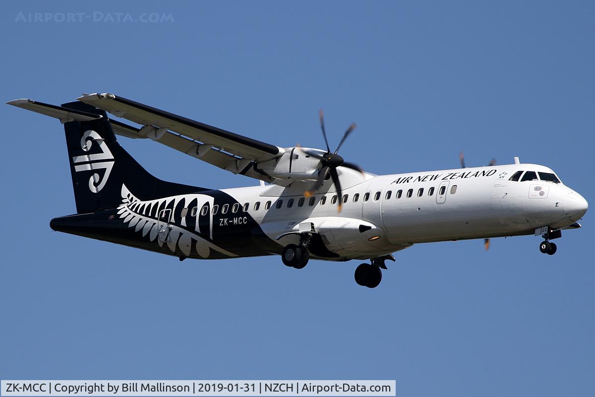 ZK-MCC, 2004 ATR 72-212A C/N 714, finals to 02