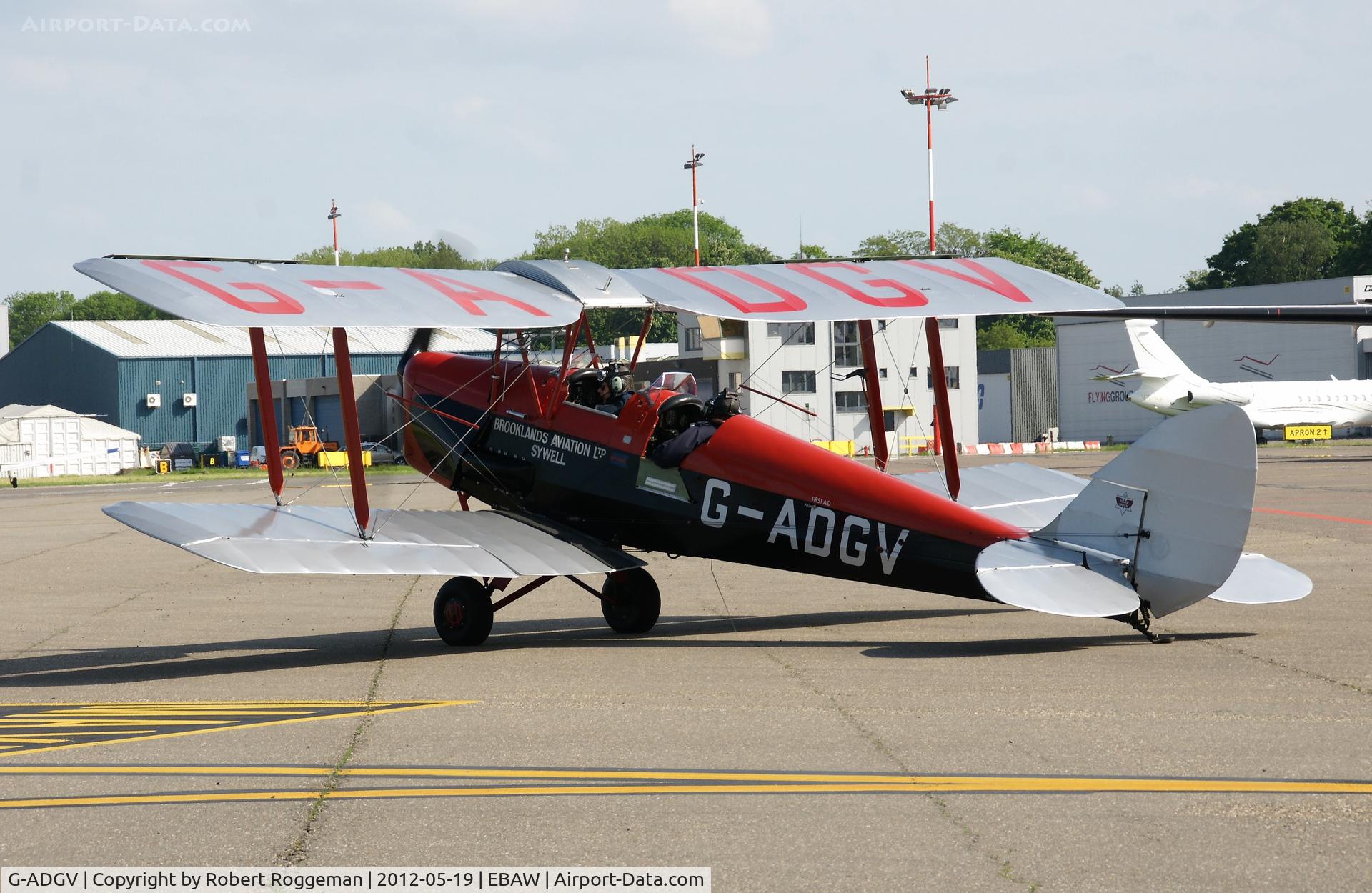 G-ADGV, 1935 De Havilland DH-82A Tiger Moth II C/N 3340, STAMPE FLY IN.