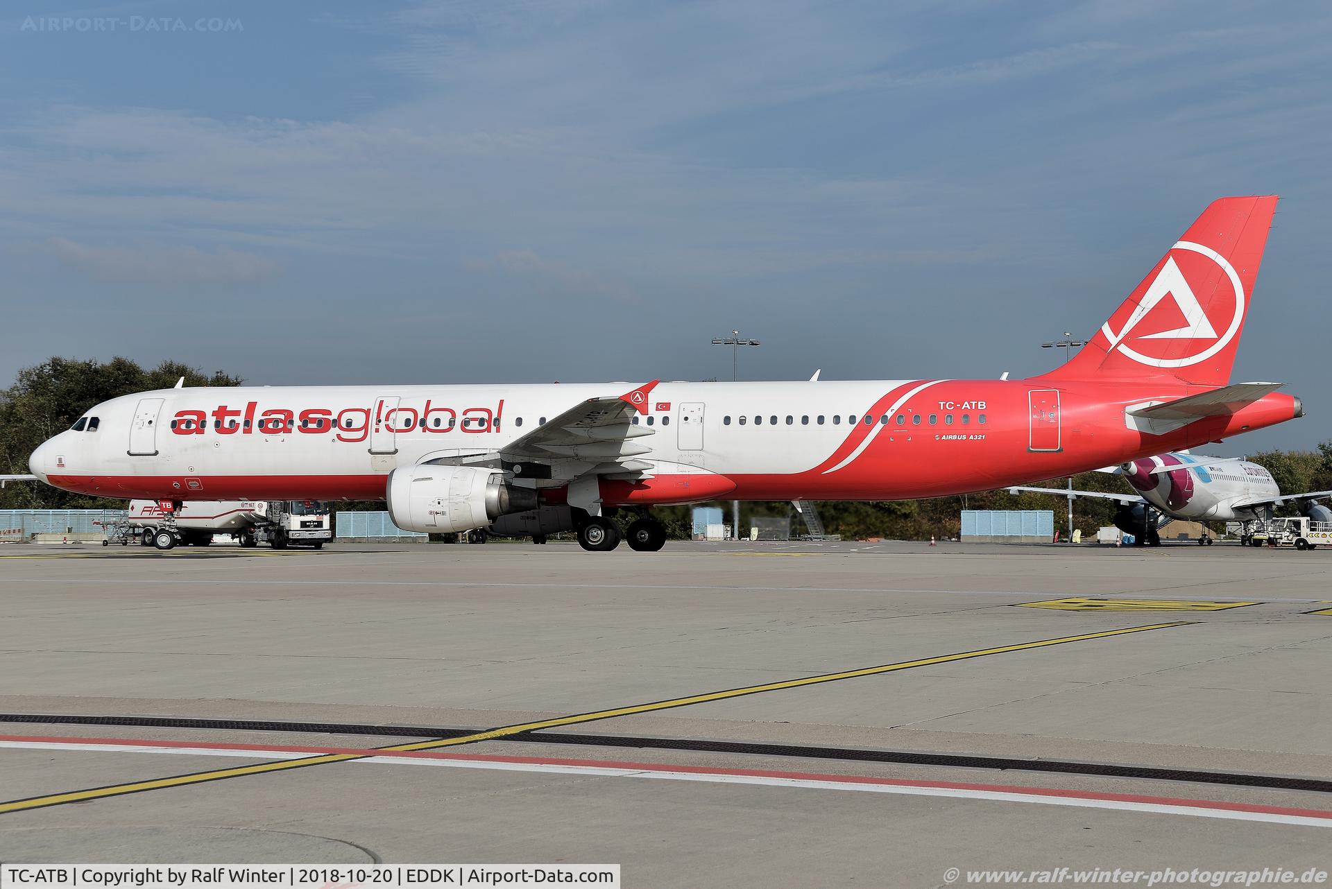 TC-ATB, 2001 Airbus A321-211 C/N 1503, Airbus A321-211 - KK KKK AtlasJet - 1503 - TC-ATB - 20.10.2018 - CGN