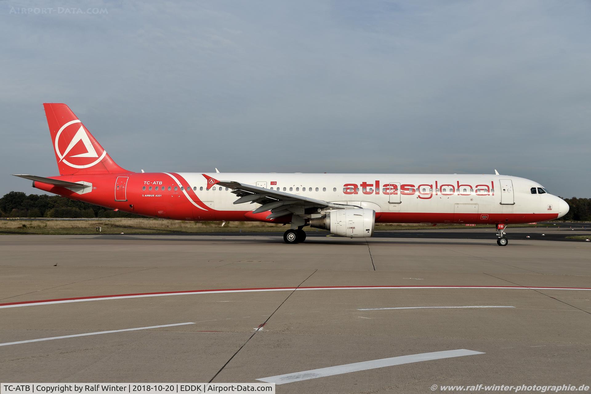TC-ATB, 2001 Airbus A321-211 C/N 1503, Airbus A321-211 - KK KKK AtlasJet - 1503 - TC-ATB - 20.10.2018 - CGN