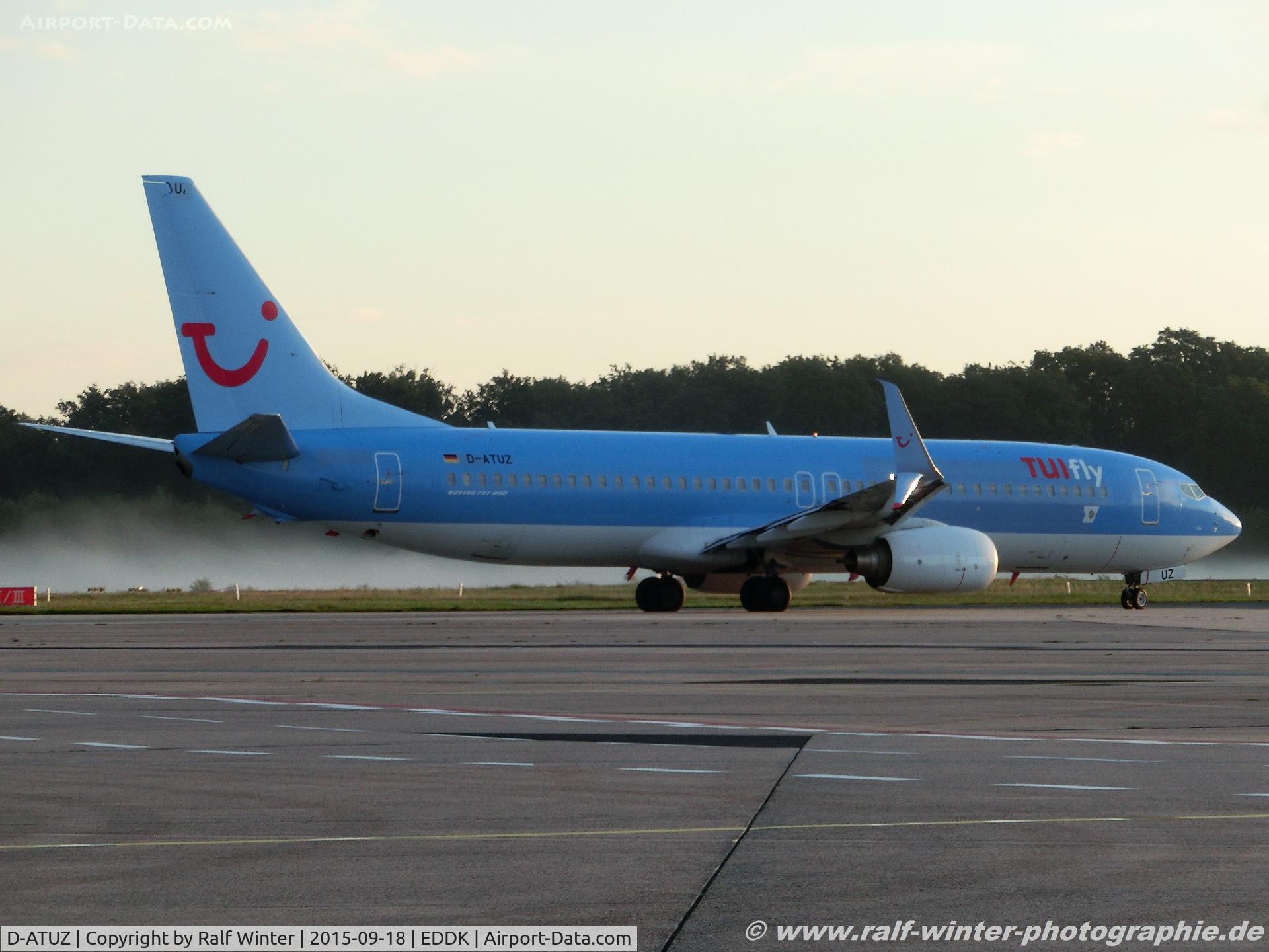 D-ATUZ, 2007 Boeing 737-8K5 C/N 34691, Boeing 737-8K5(W) - X3 TUI TUIfly - 34691 - D-ATUZ -18.09.2015 - CGN