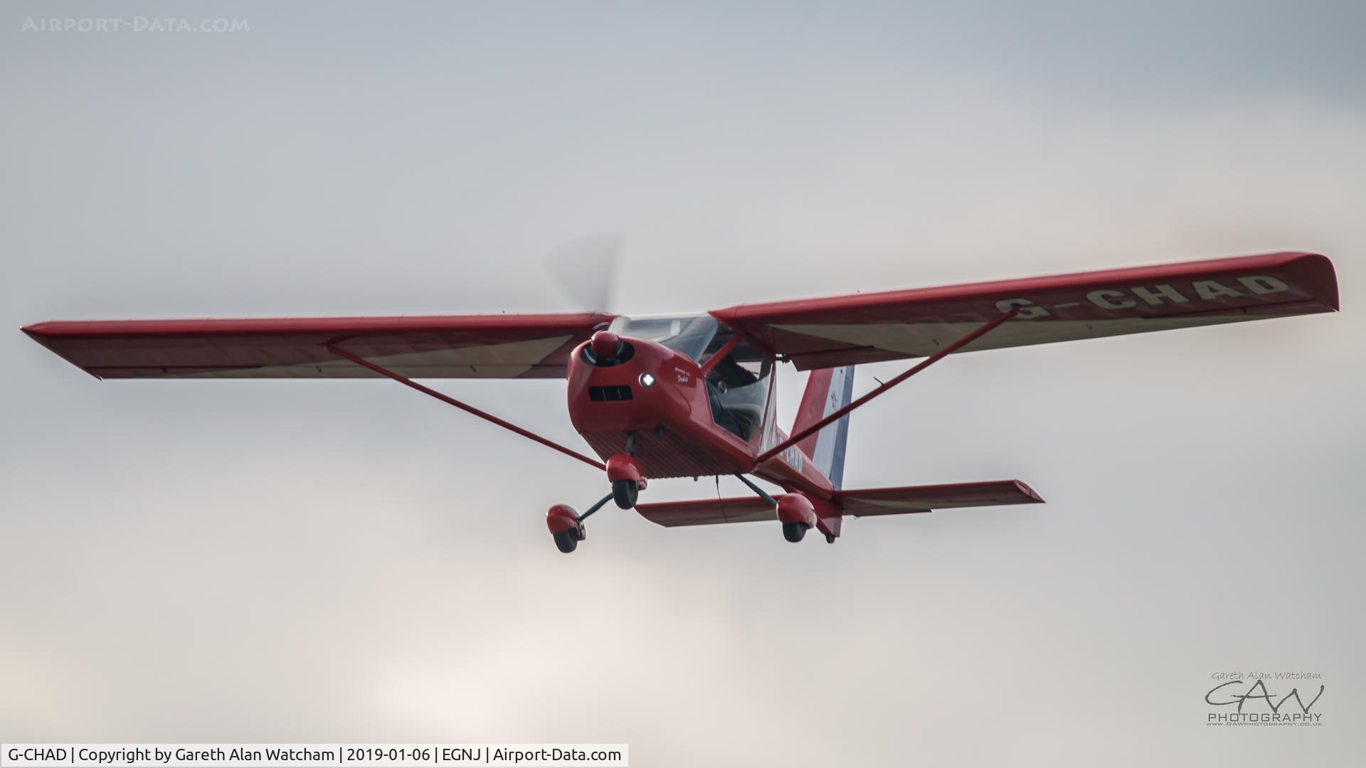 G-CHAD, 2002 Aeroprakt A-22 Foxbat C/N PFA 317-13909, Flying out of North Coates