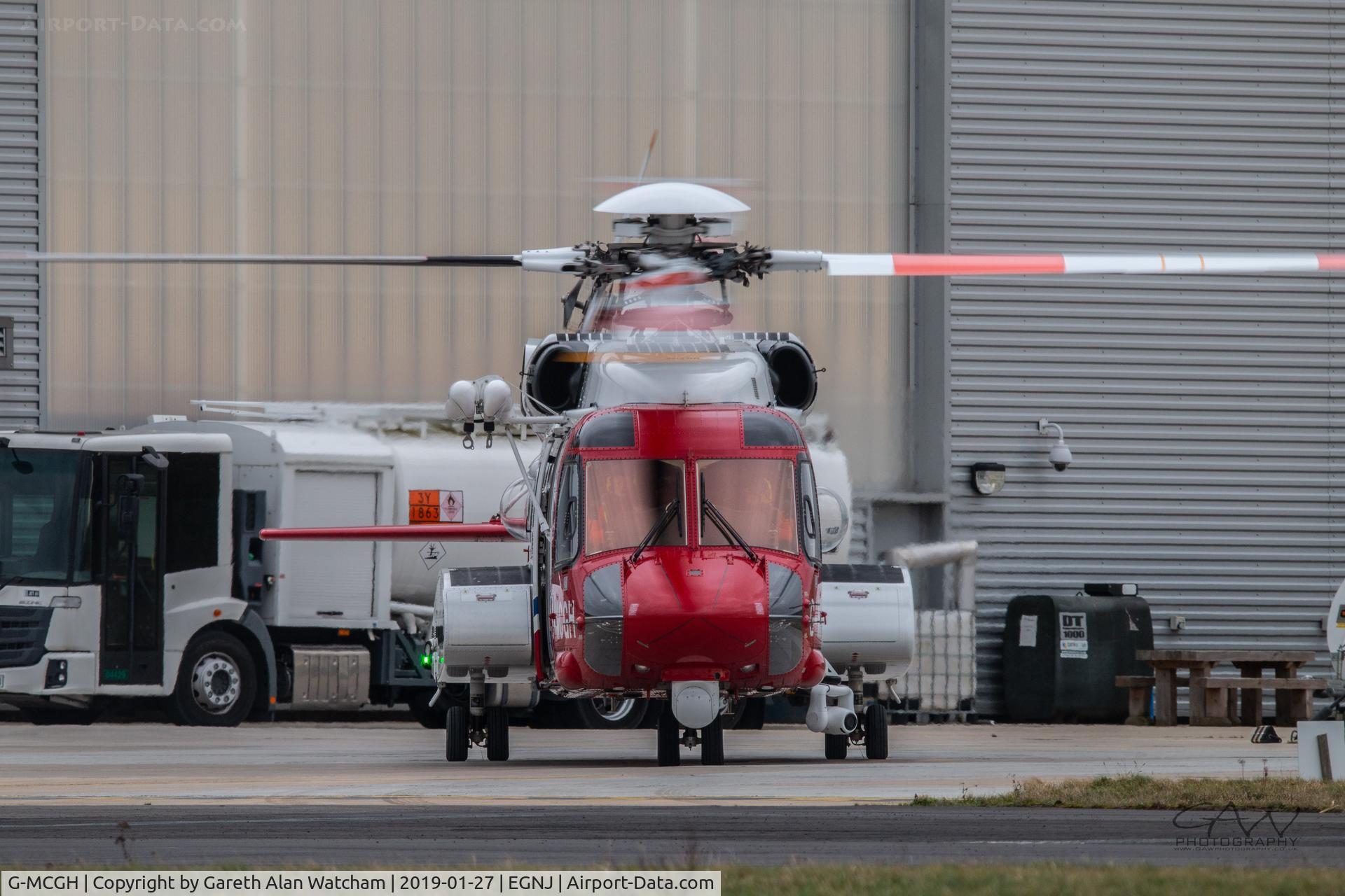 G-MCGH, 2014 Sikorsky S-92A C/N 920234, G-MCGH sat outside the Bristow Hanger