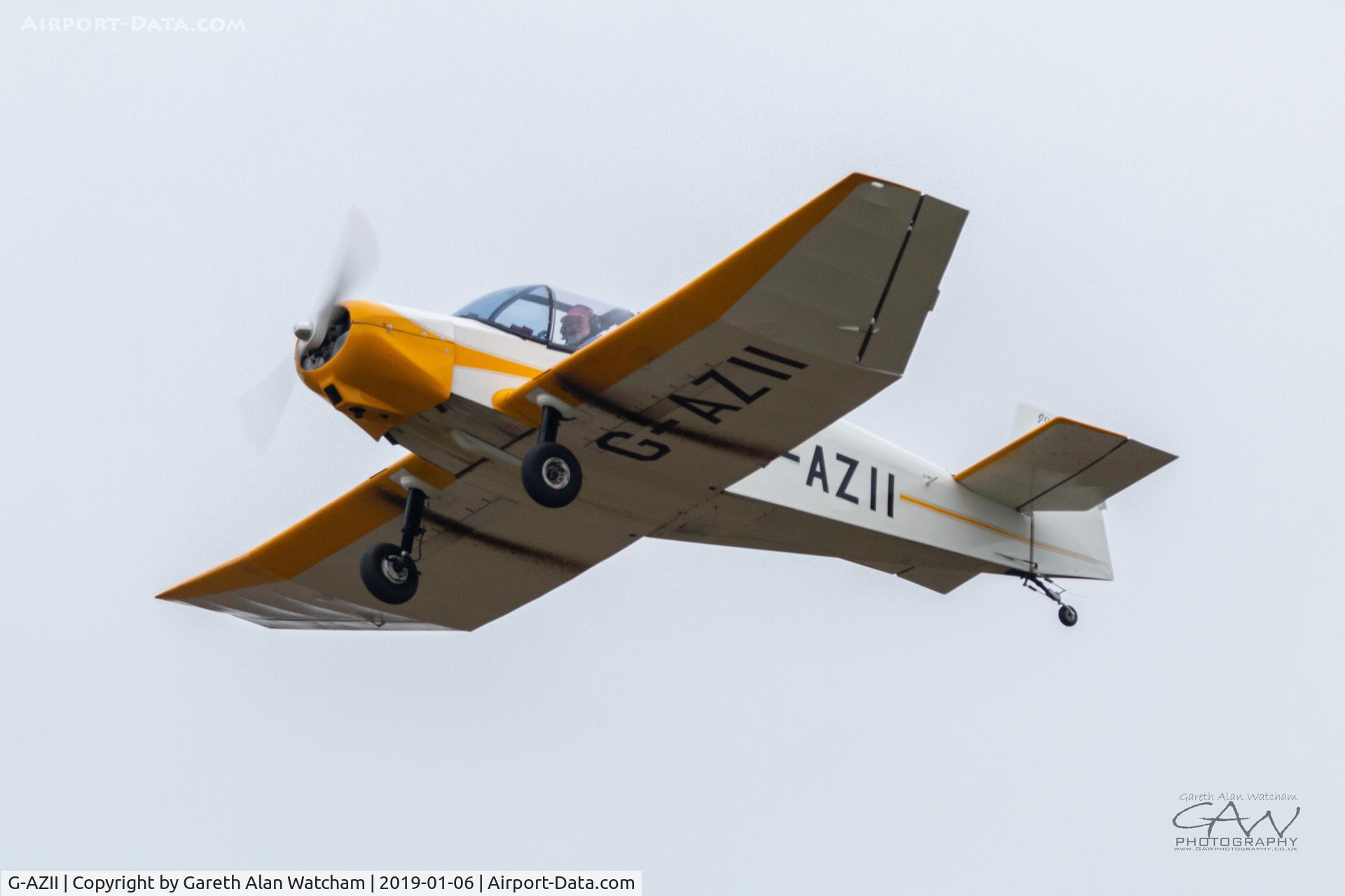 G-AZII, 1958 Jodel D-117A C/N 848, Operating out of North Coates