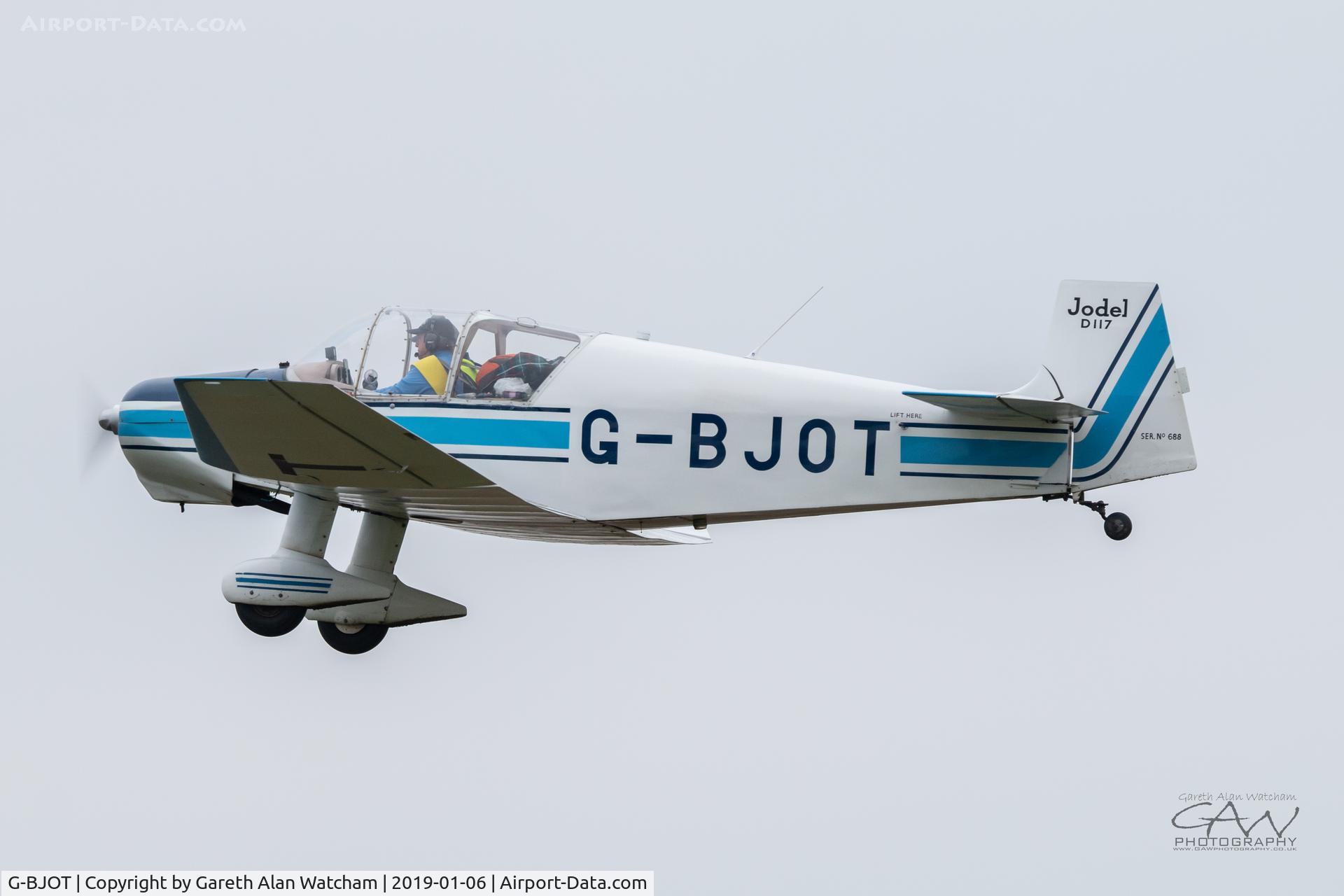 G-BJOT, 1957 SAN Jodel D-117 C/N 688, Operating out of North Coates