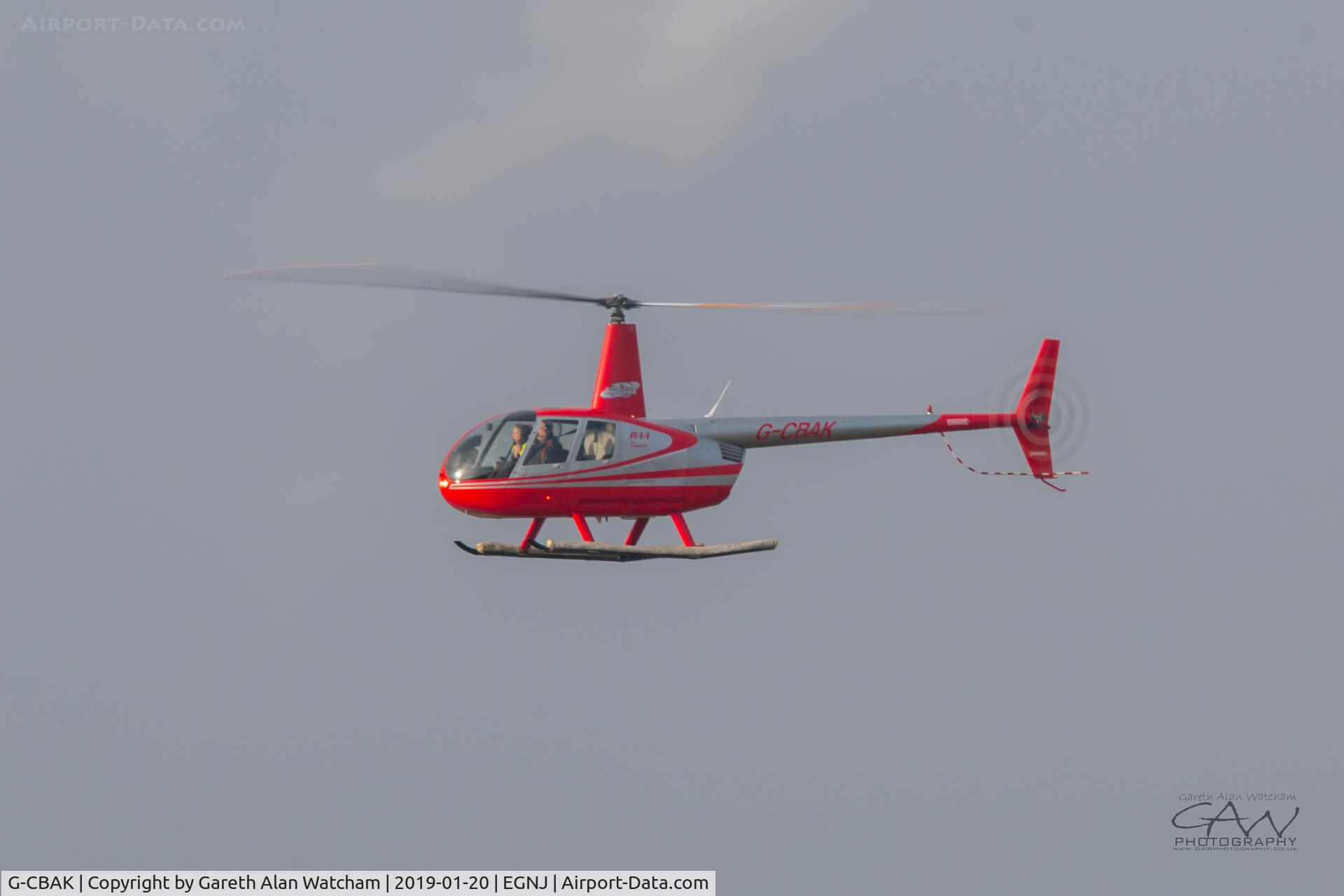 G-CBAK, 2001 Robinson R44 Clipper C/N 1089, Operating out of Humberside