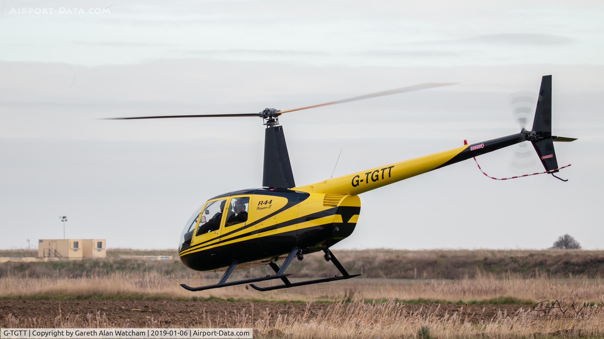 G-TGTT, 2002 Robinson R44 Raven II C/N 10023, Operating out of North Coates