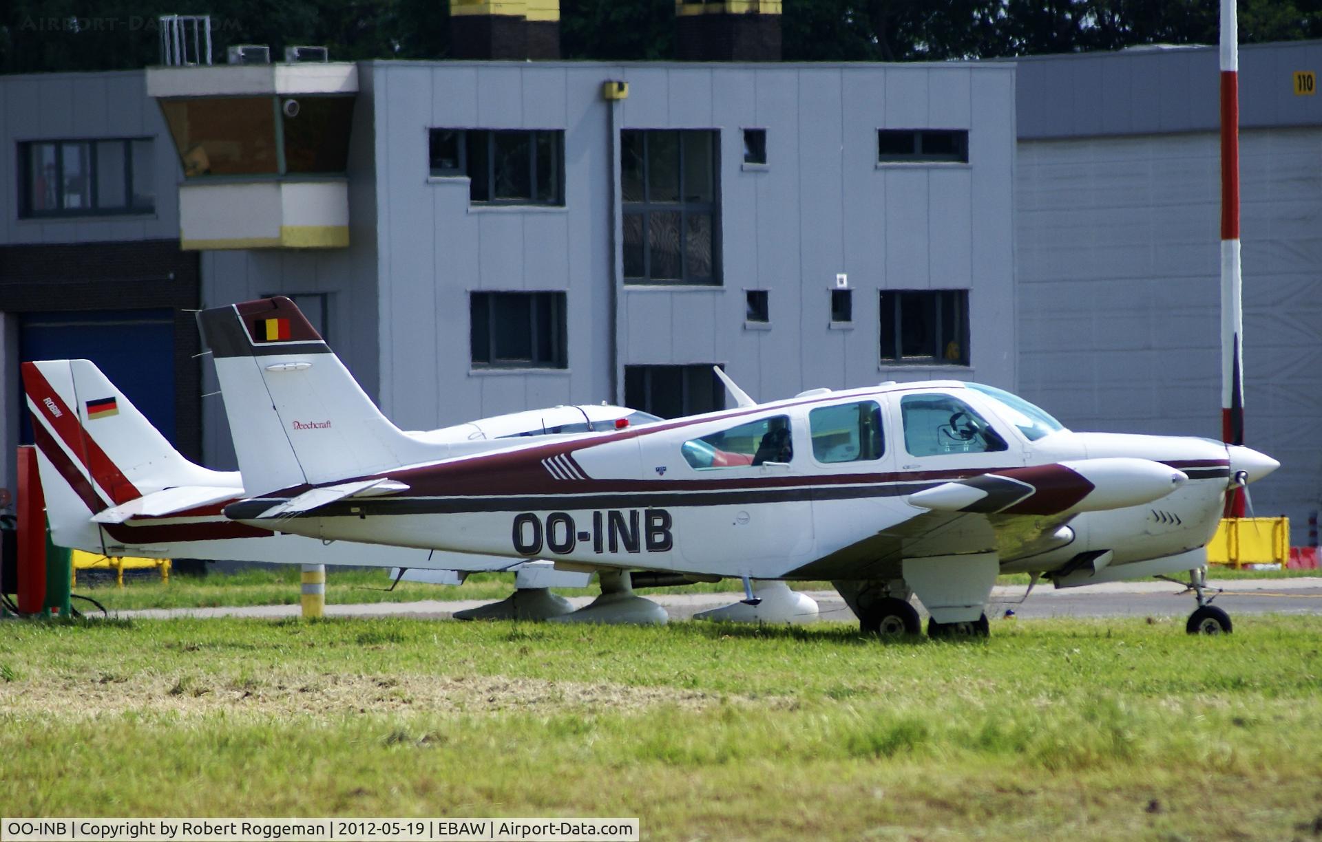 OO-INB, 1990 Beech F33A Bonanza C/N CE-1438, STAMPE FLY IN.