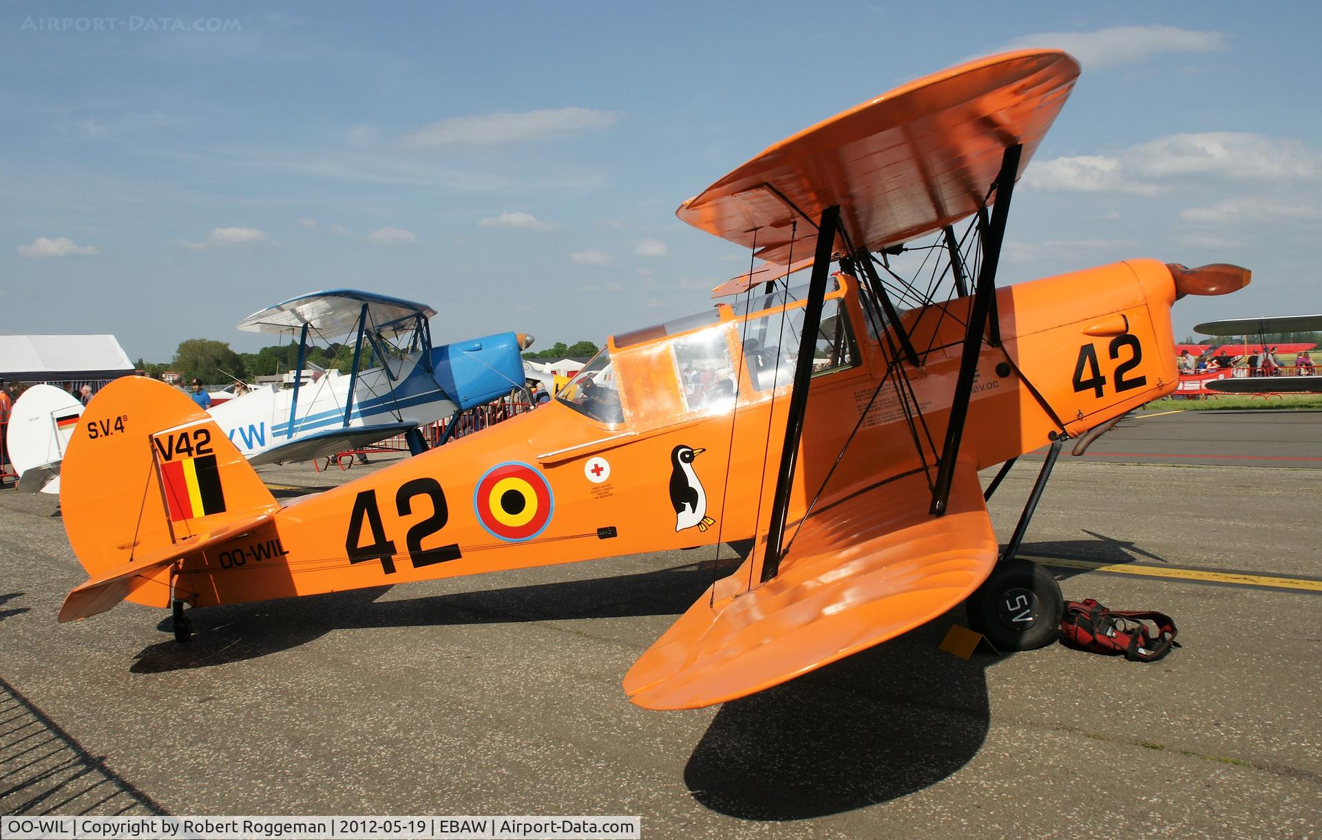 OO-WIL, Stampe-Vertongen SV-4B C/N 1184, STAMPE FLY IN.