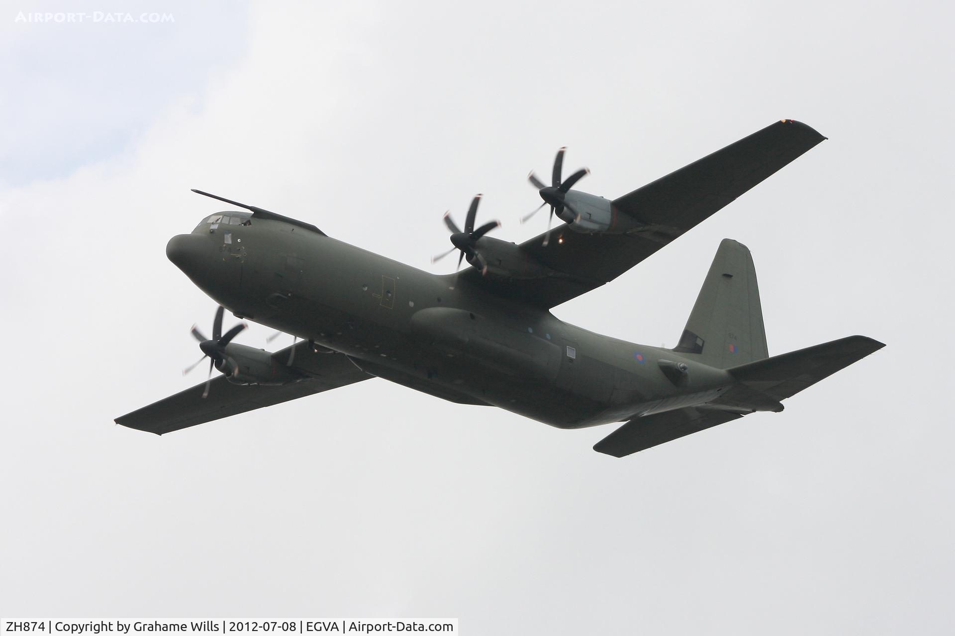 ZH874, 1997 Lockheed Martin C-130J-30 Hercules C.4 C/N 382-5458, Lockheed Hercules C4 ZH874 24/30 Sqd RAF Fairford 8/7/12