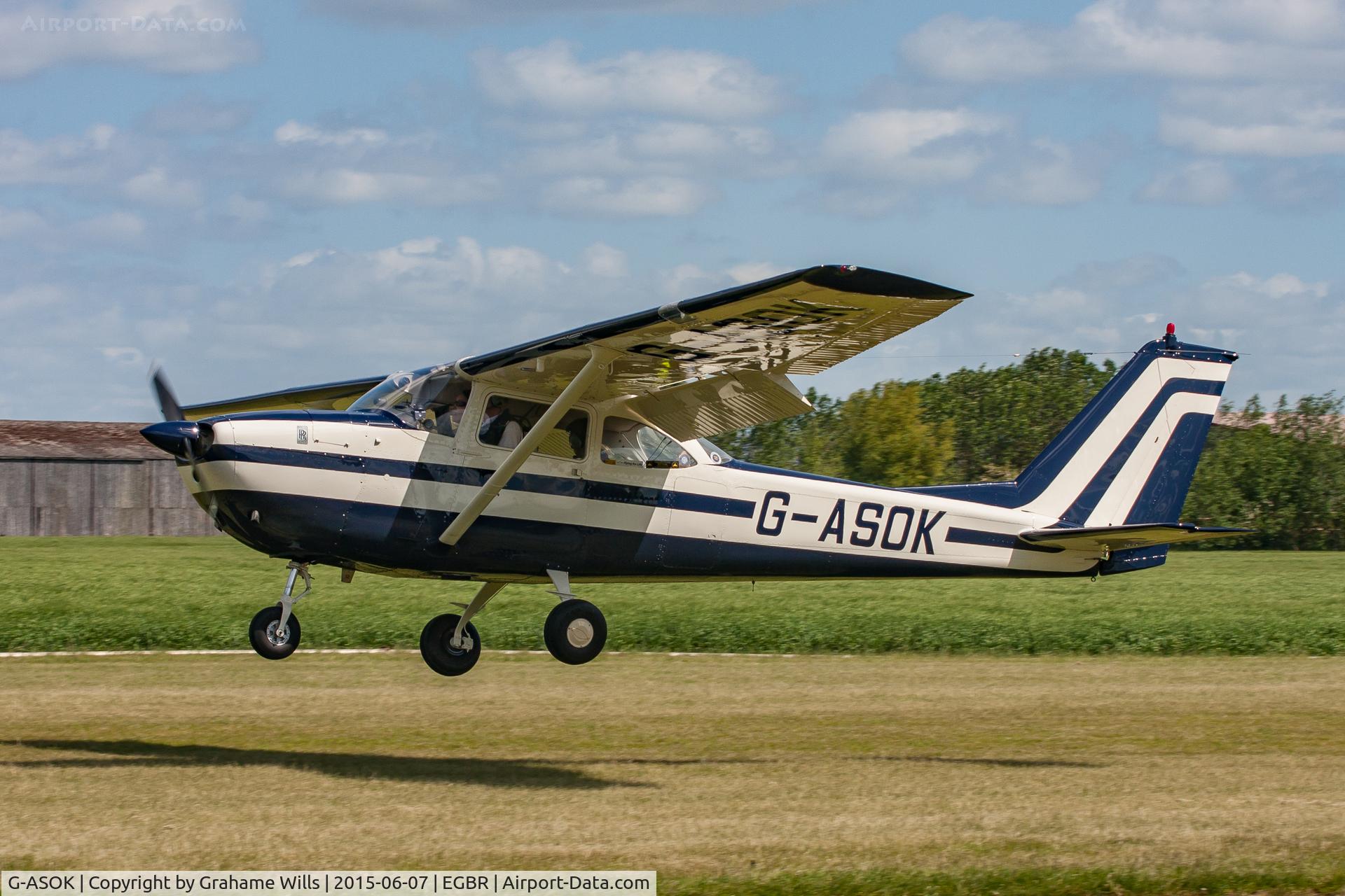 G-ASOK, 1964 Reims Cessna F172E Skyhawk C/N 0057, Cessna F172E Skyhawk G-ASOK Breighton 7/6/15