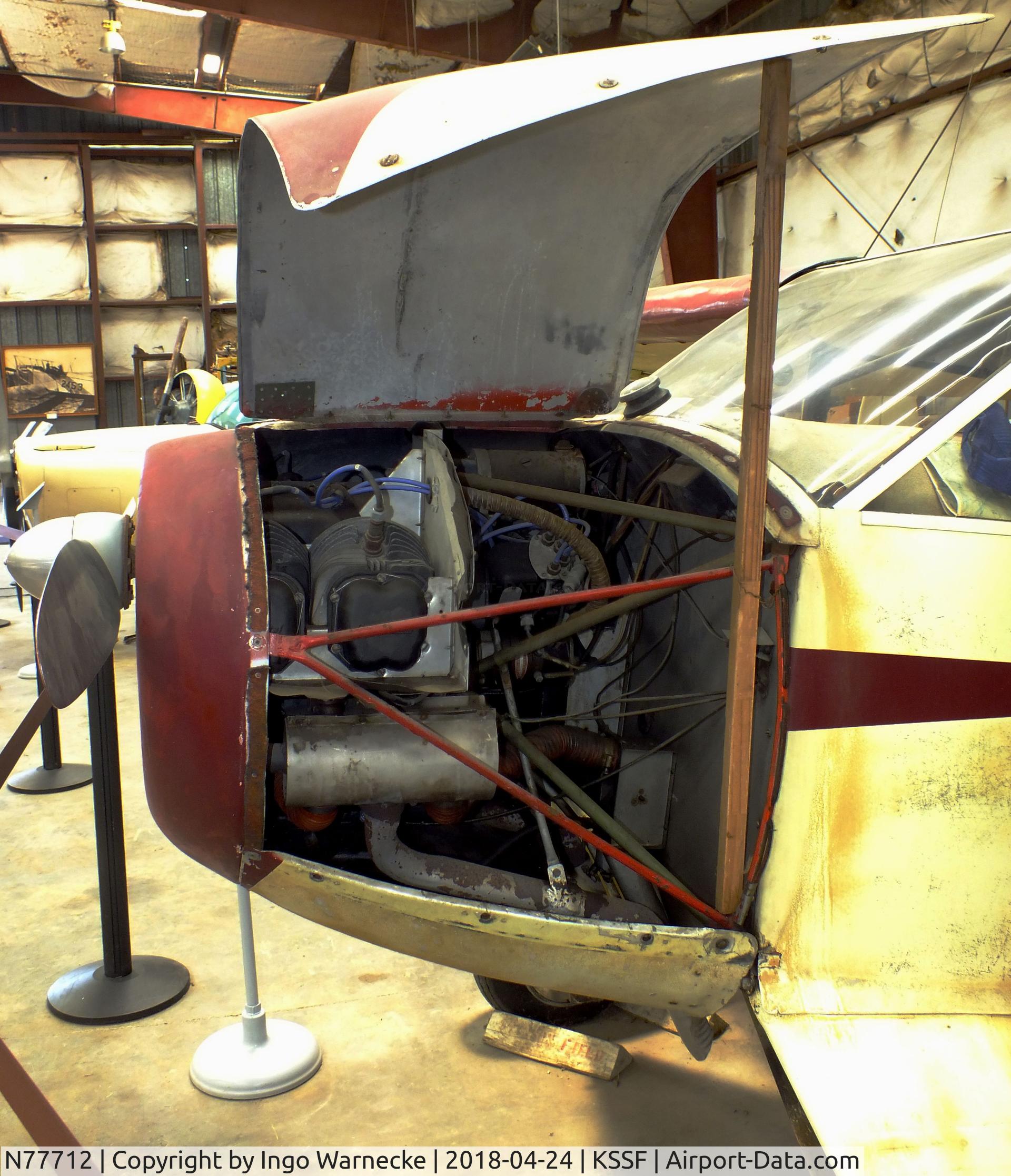 N77712, 1946 McClish Funk B85C C/N 342, McClish Funk B85C at the Texas Air Museum at Stinson Field, San Antonio