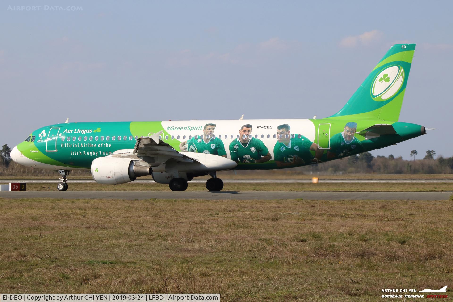 EI-DEO, 2005 Airbus A320-214 C/N 2486, Special scheme on this Aer Lingus A320. Flight EI507 to Dublin.
