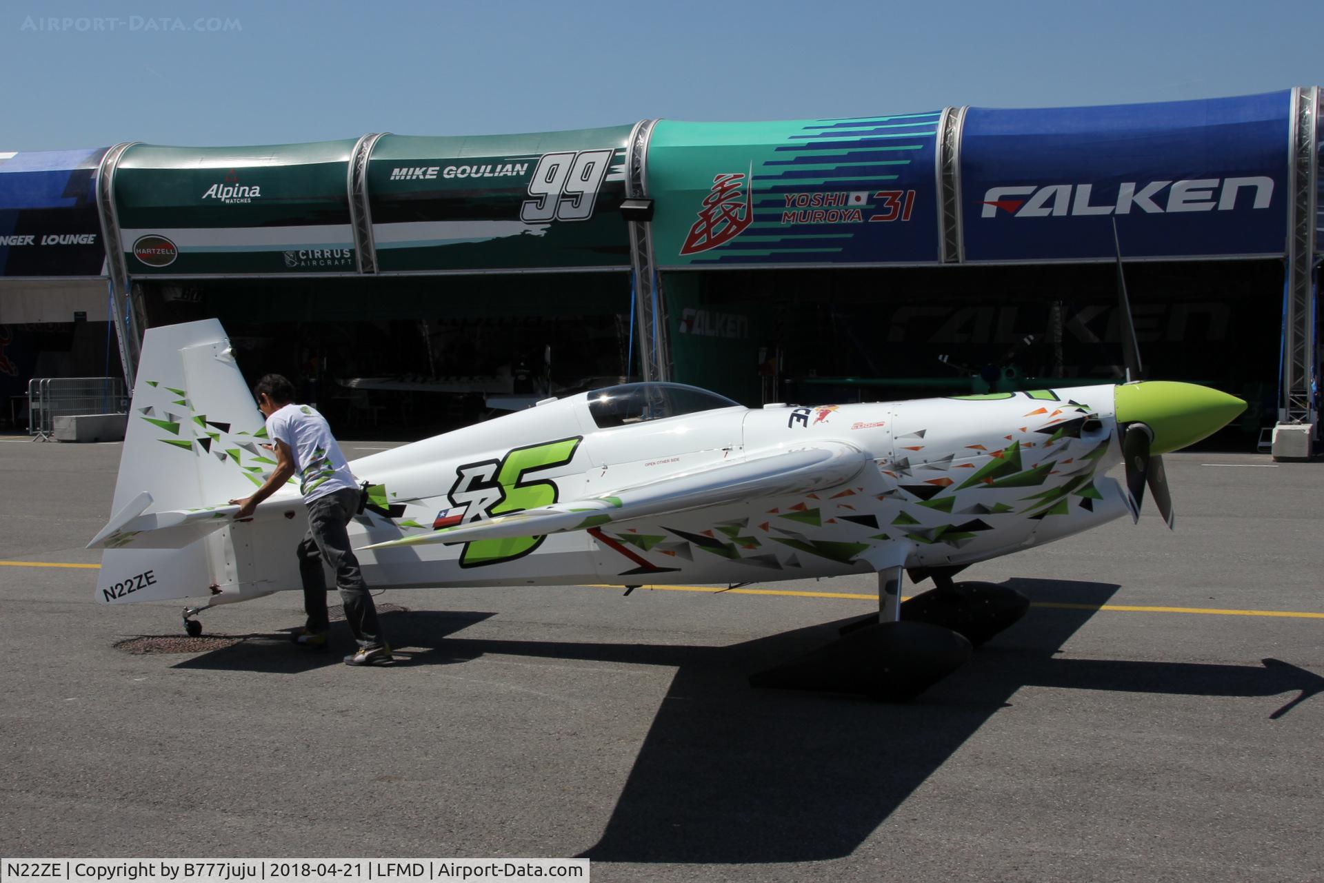 N22ZE, 1999 Zivko Edge 540 C/N 0026, Red Bull air Race Cannes 2018