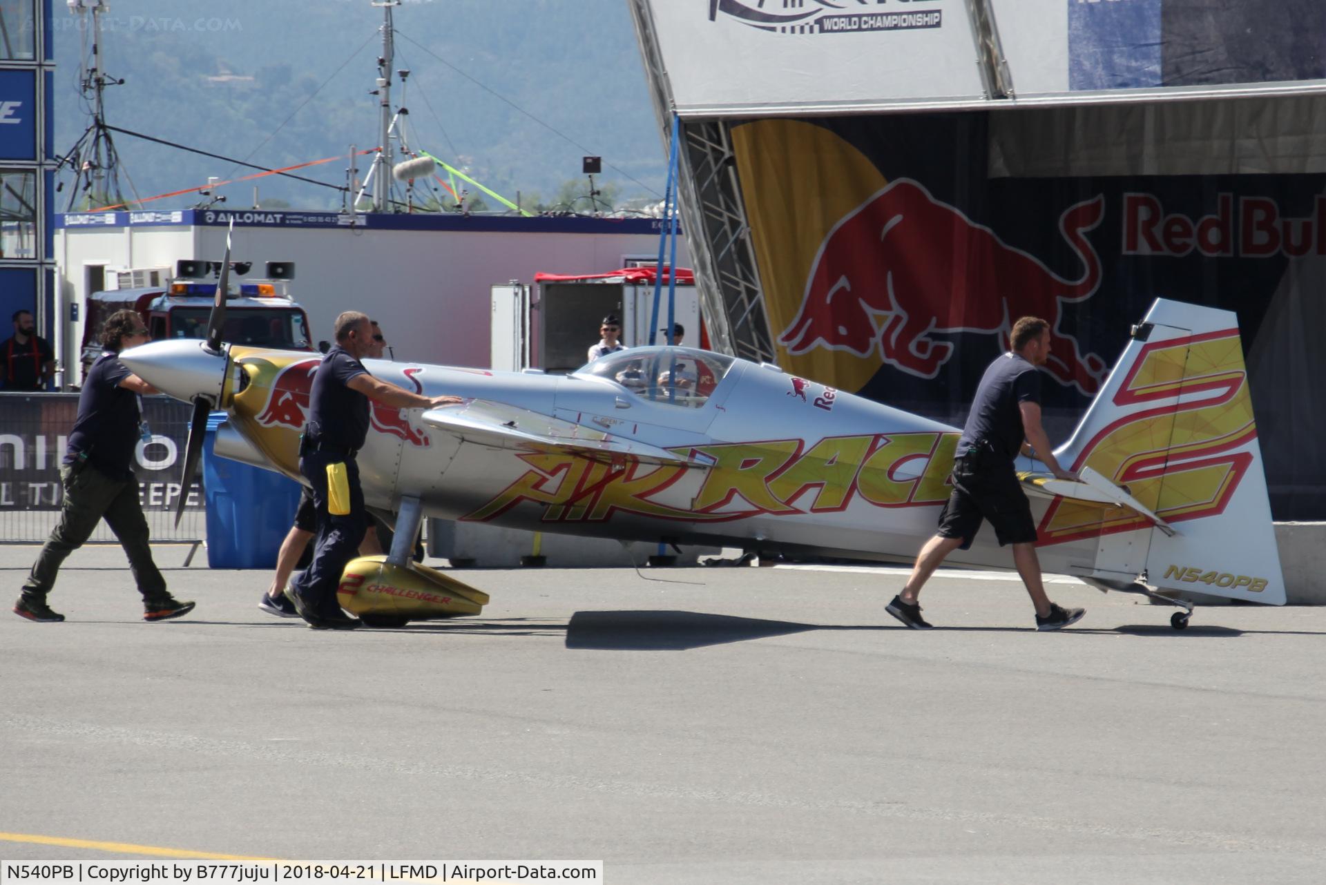 N540PB, 2006 Zivko Edge 540 C/N 0038A, Red Bull air Race Cannes 2018