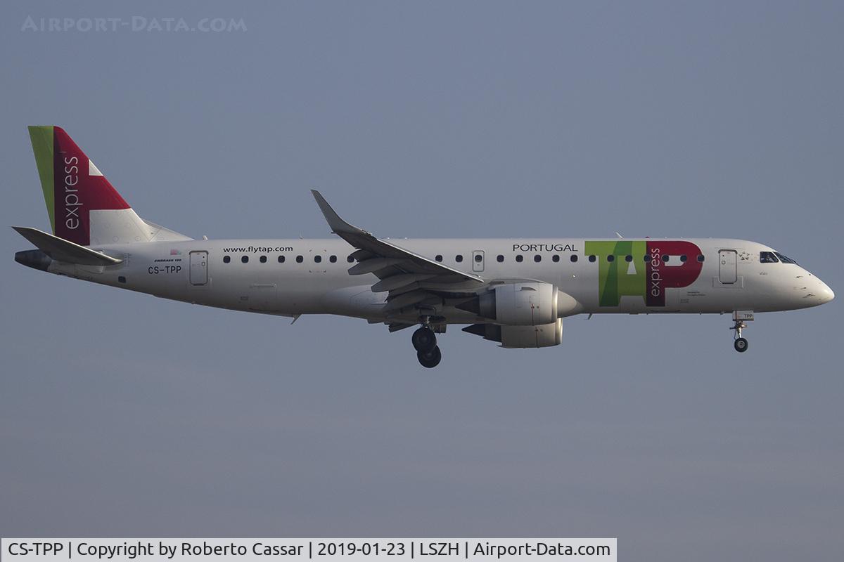 CS-TPP, 2011 Embraer 190LR (ERJ-190-100LR) C/N 19000441, Zurich Kloten