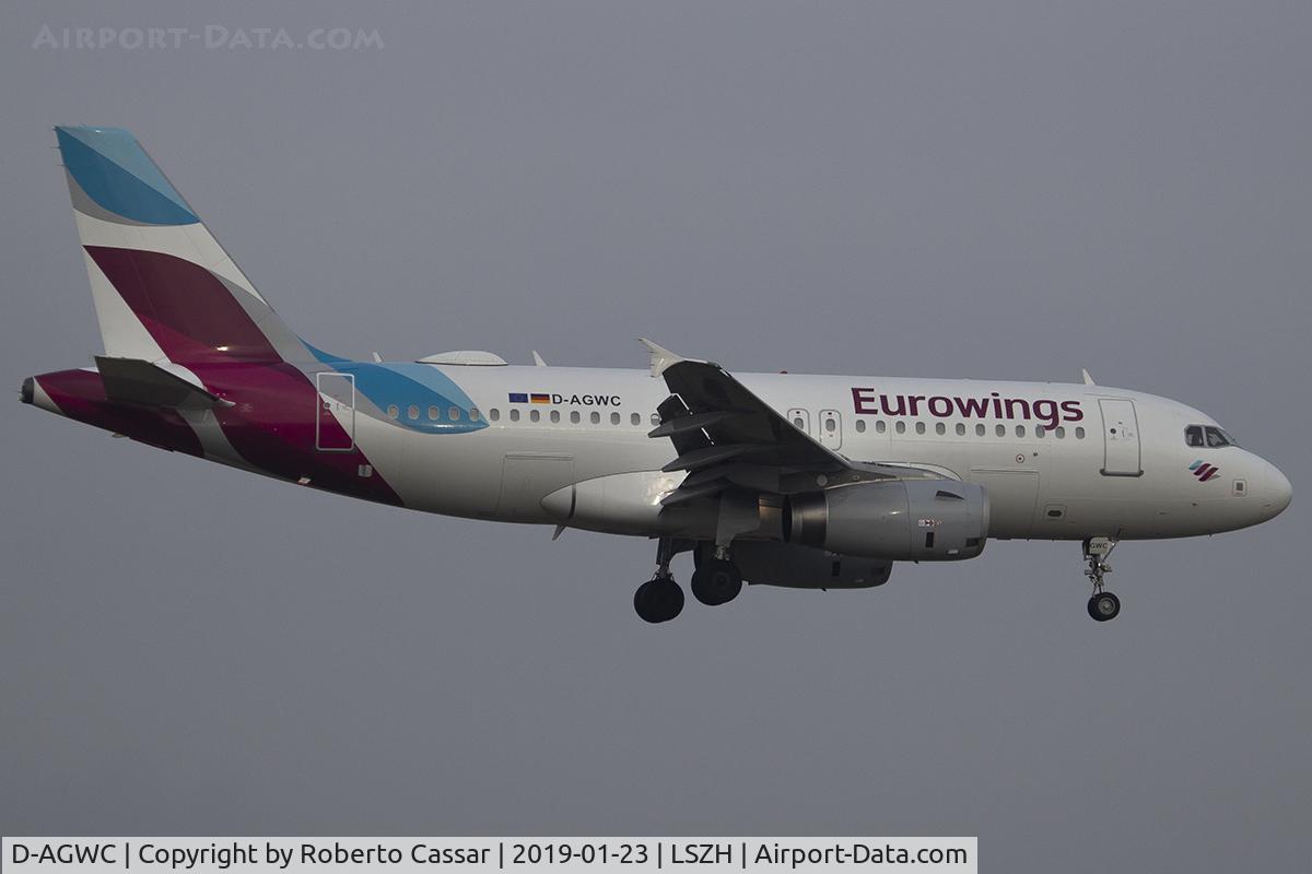 D-AGWC, 2006 Airbus A319-132 C/N 2976, Zurich Kloten