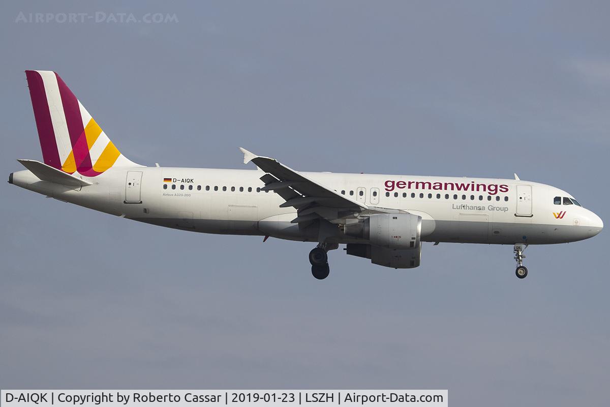 D-AIQK, 1991 Airbus A320-211 C/N 0218, Zurich Kloten