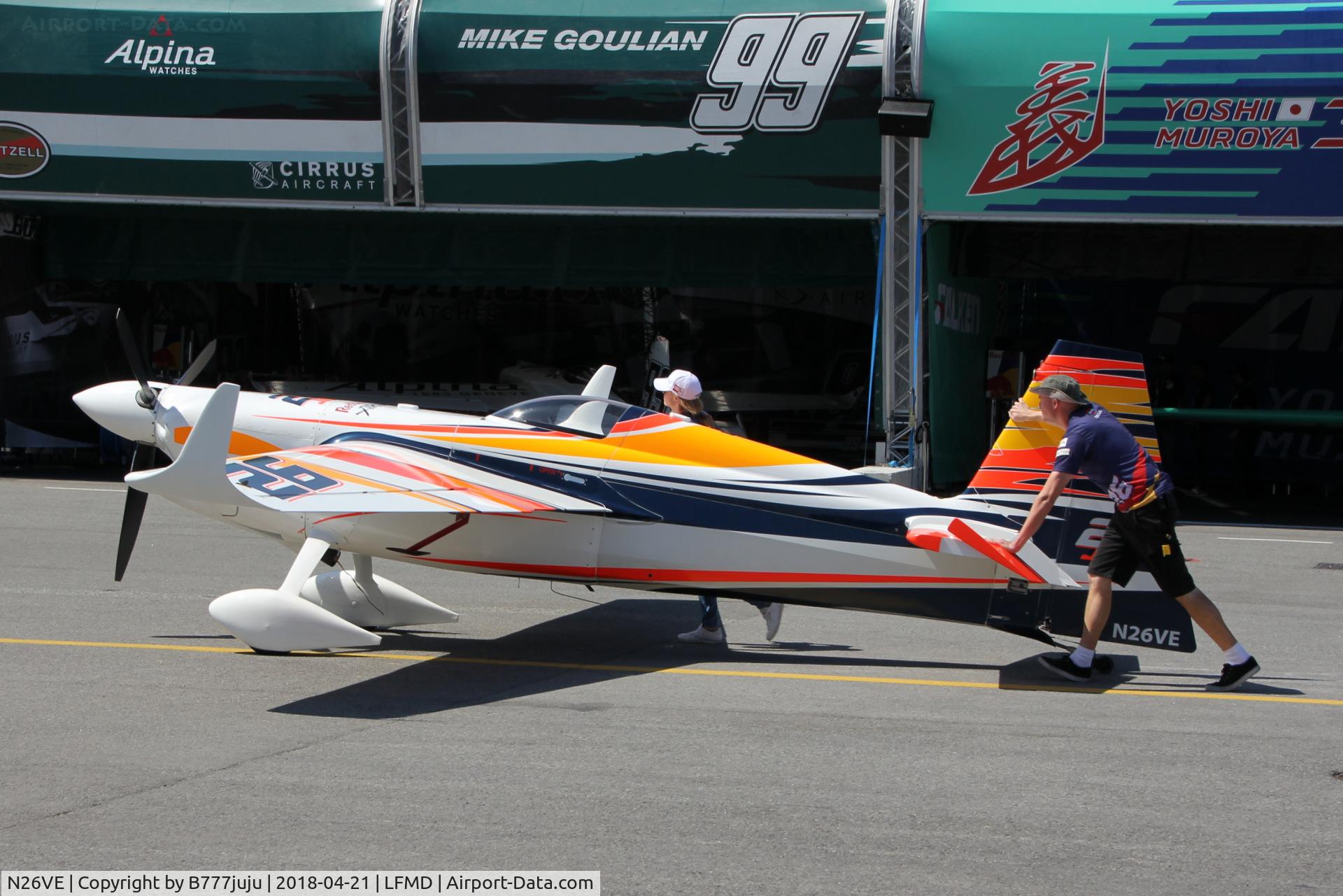 N26VE, 2007 Zivko Edge 540 C/N 0040A, Red Bull Air Race Cannes 2018
