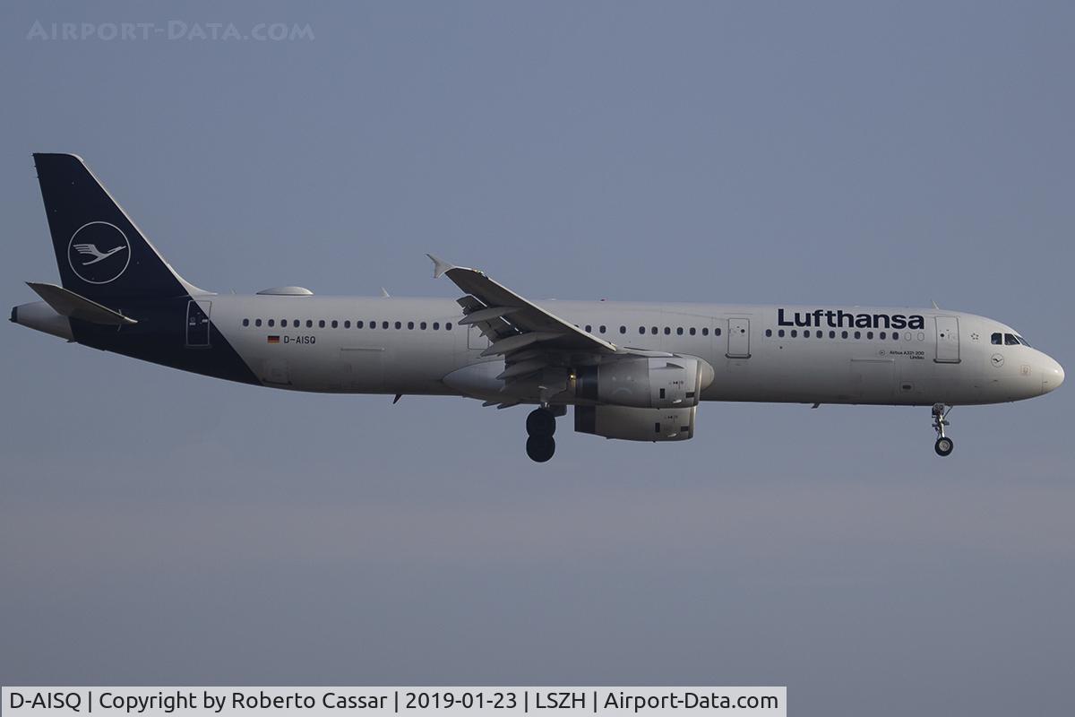 D-AISQ, 2009 Airbus A321-231 C/N 3936, Zurich Kloten