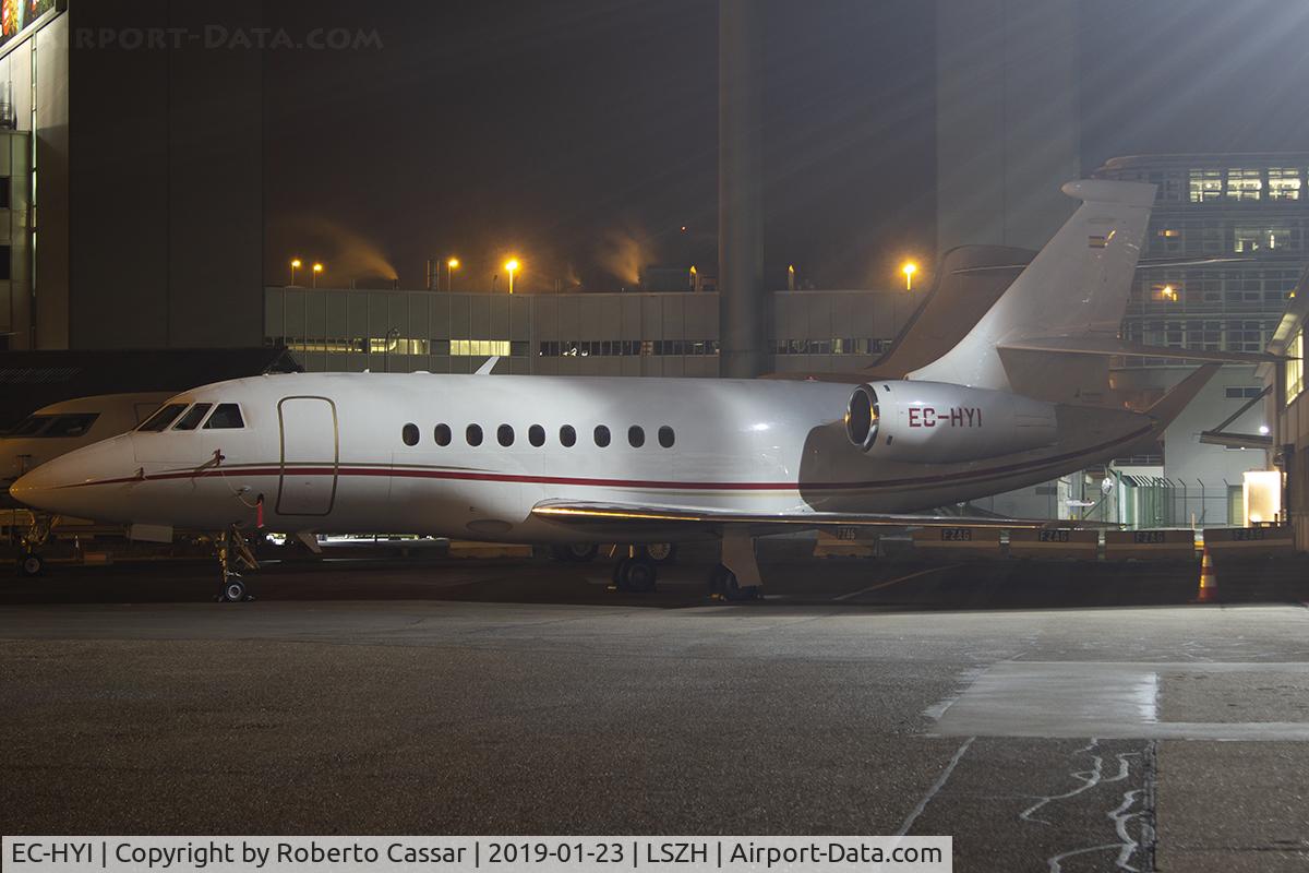 EC-HYI, Dassault Falcon 2000 C/N 150, Zurich Kloten