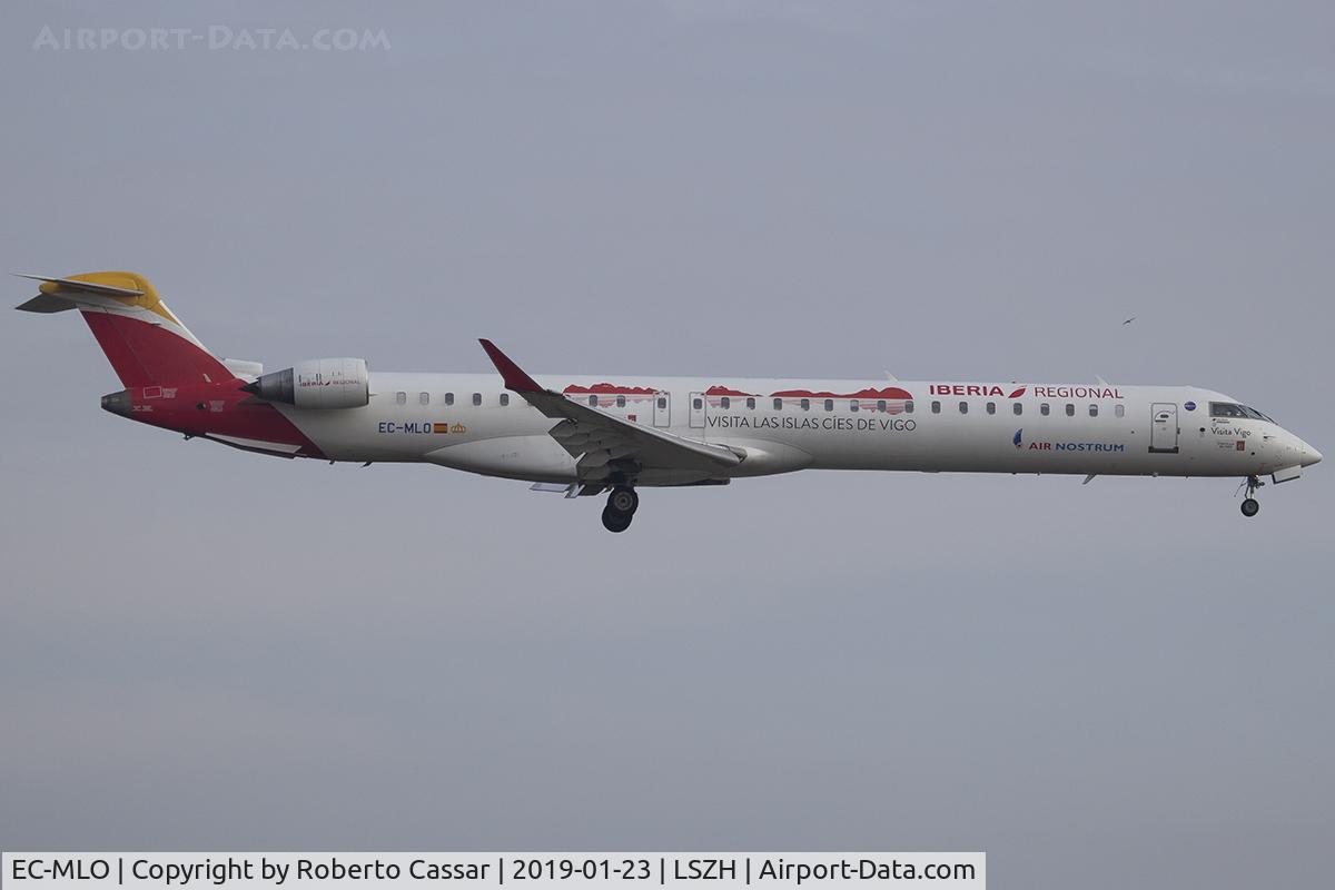 EC-MLO, 2016 Bombardier CRJ-1000 (CL-600-2E25) C/N 19050, Zurich Kloten