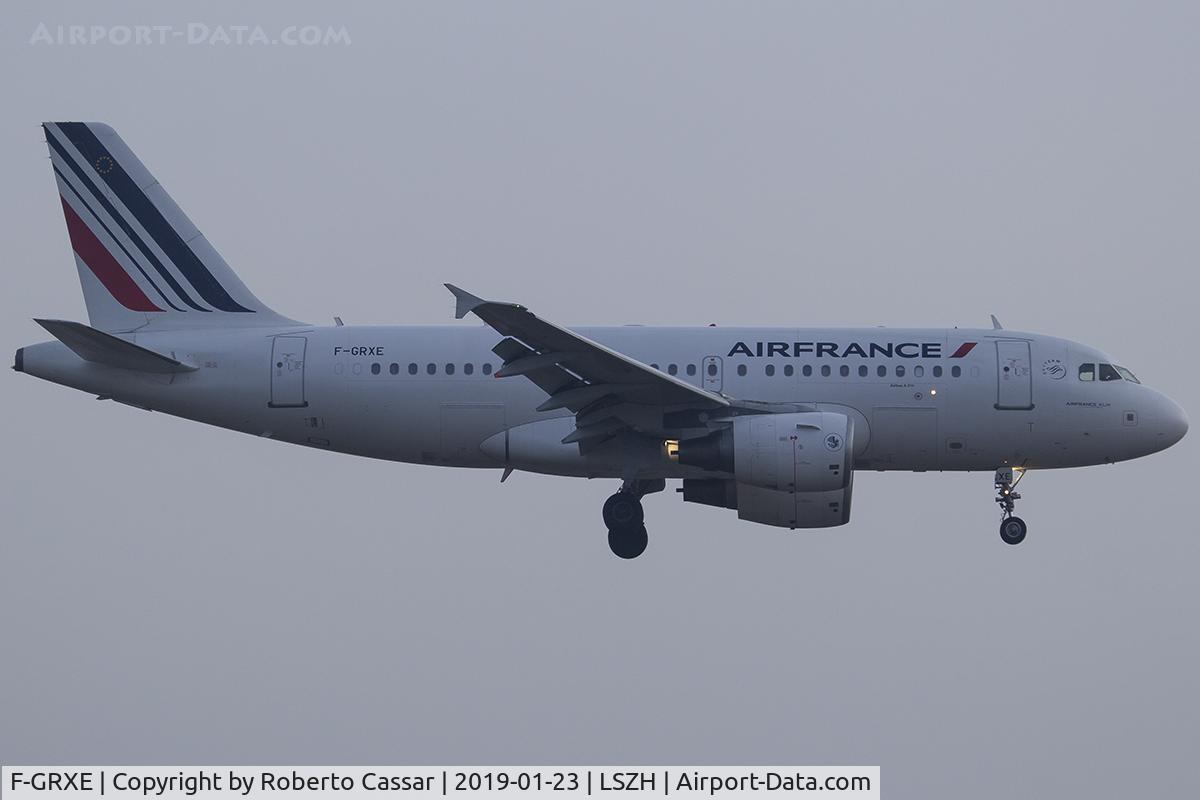 F-GRXE, 2002 Airbus A319-111 C/N 1733, Zurich Kloten
