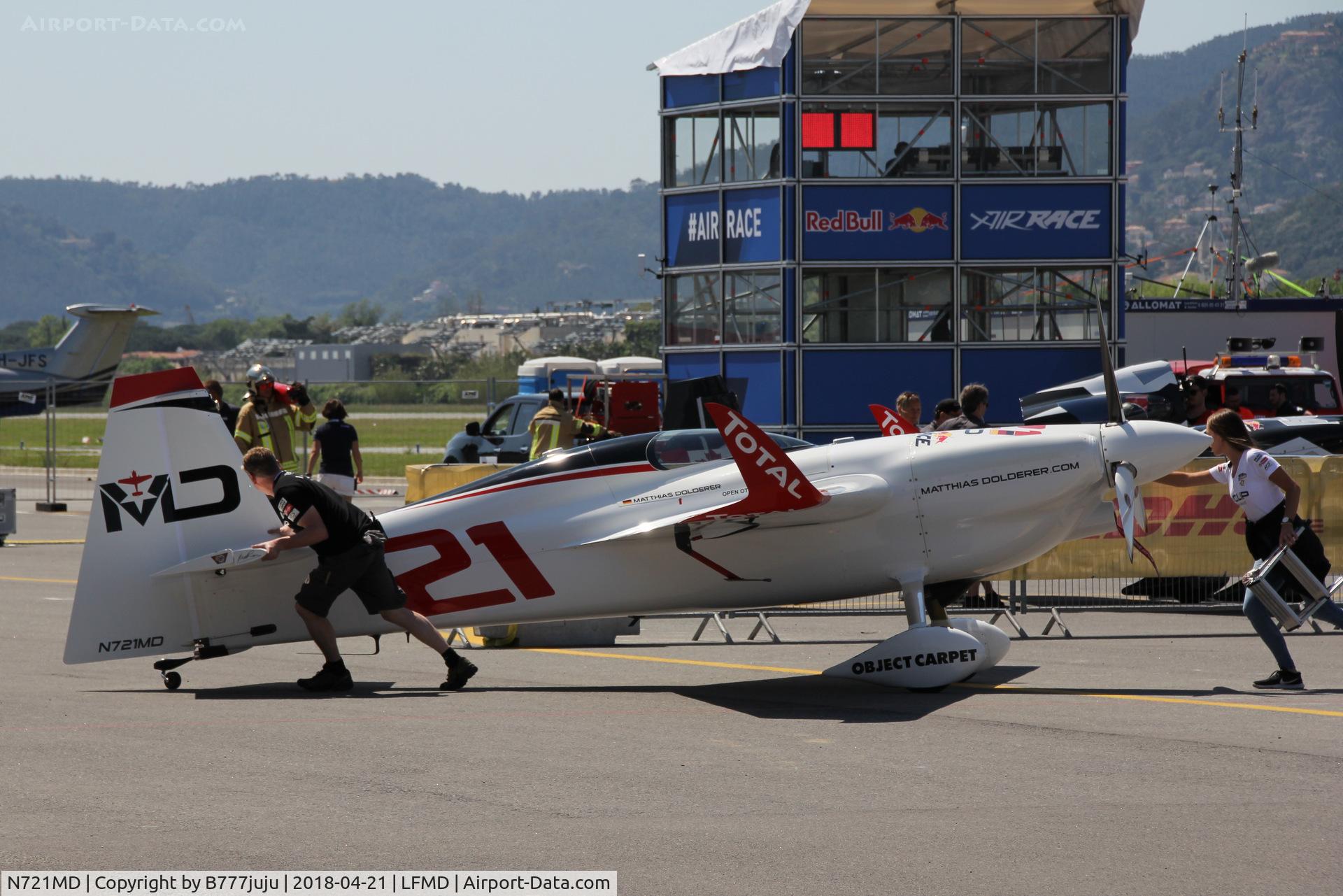 N721MD, Zivko Edge 540 C/N 0047V3, Red Bull Air Race Cannes 2018
