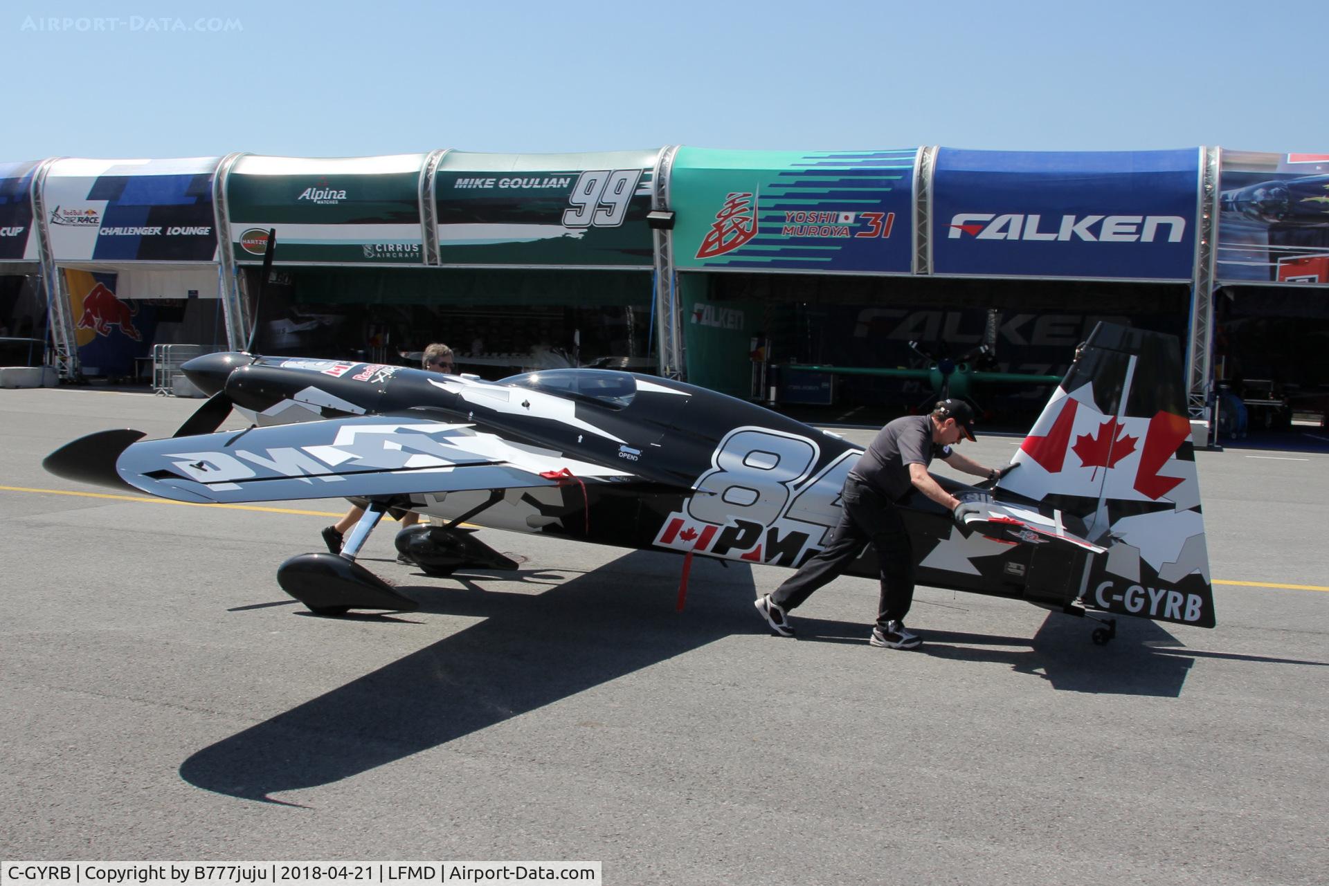 C-GYRB, 2010 Zivko Edge 540 C/N 0048V3, Red Bull Air Race Cannes 2018