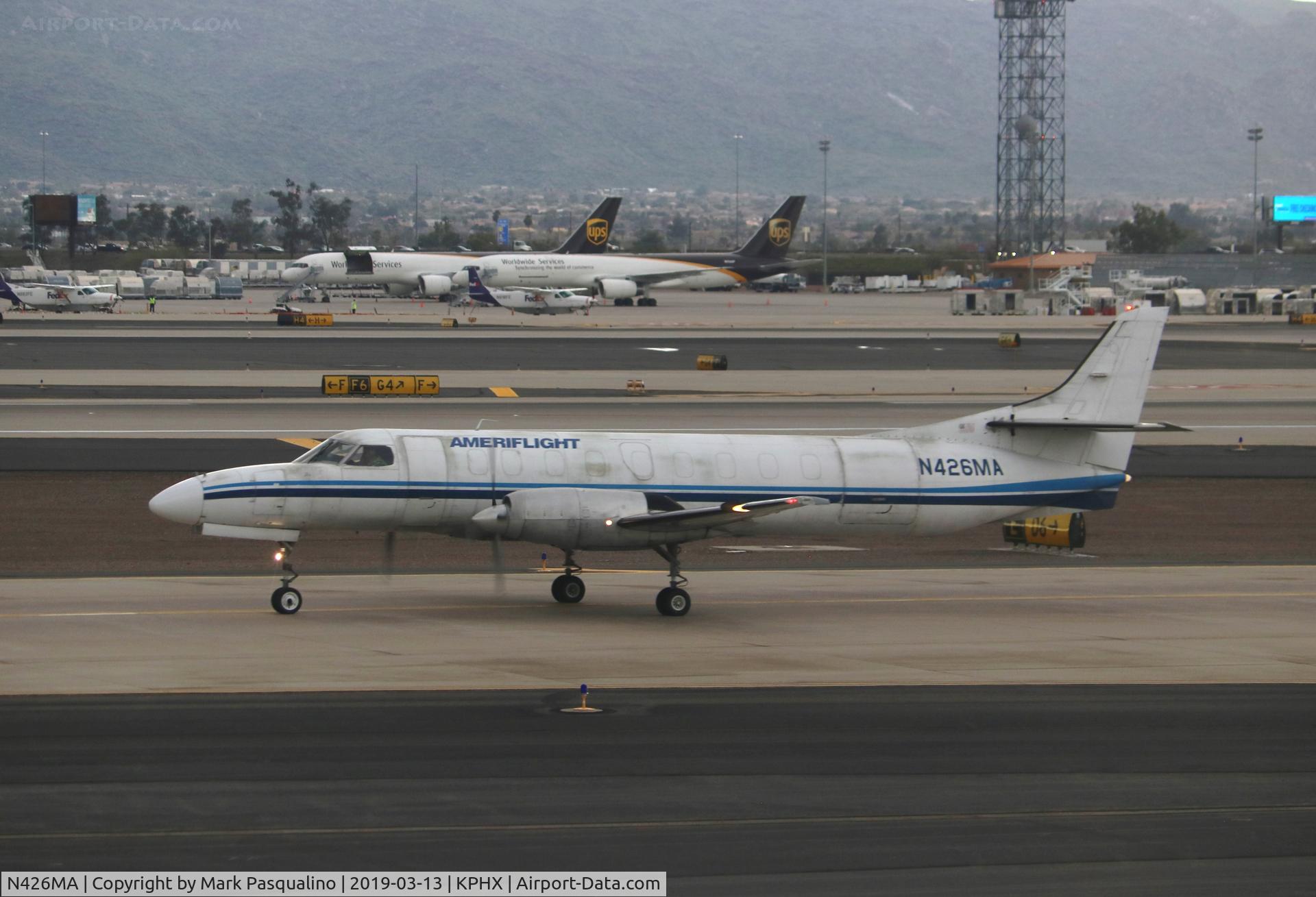 N426MA, 1986 Fairchild SA-227AC Metro III C/N AC-645, Fairchild SA-227AC Metro III