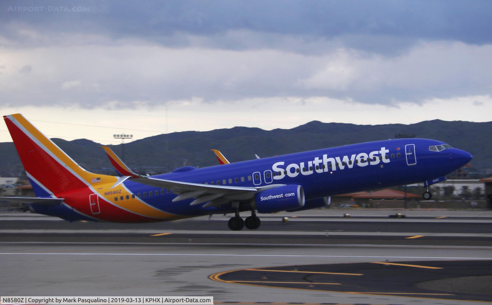 N8580Z, 2018 Boeing 737-800 C/N 64347, Boeing 737-8H4
