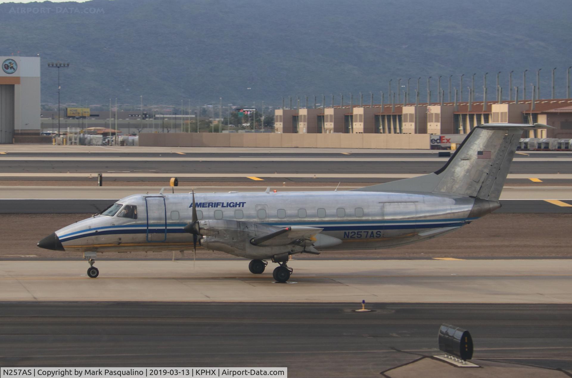 N257AS, 1989 Embraer EMB-120ER Brasilia C/N 120.126, EMB-120ER