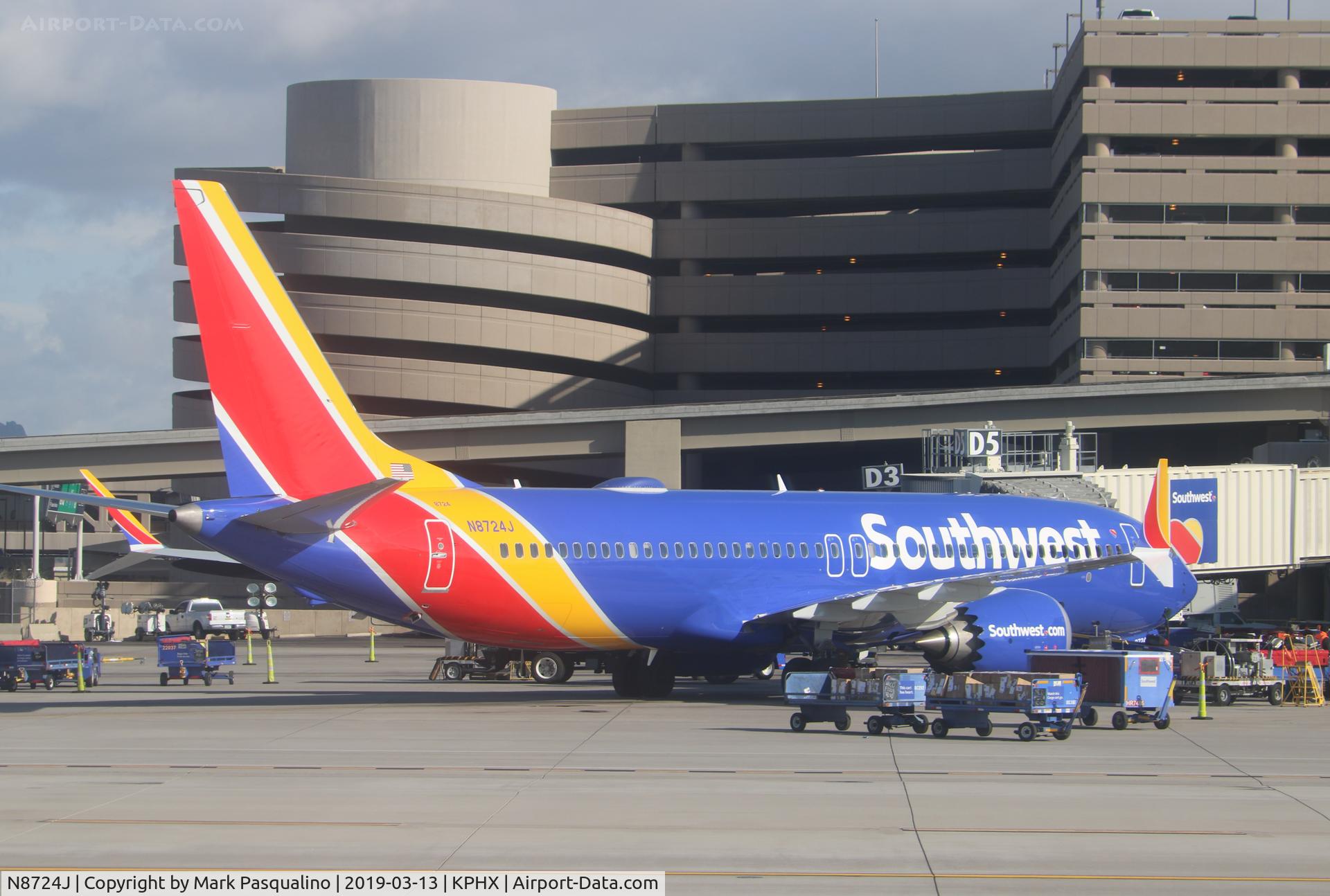 N8724J, 2018 Boeing 737-8 MAX C/N 42549, Boeing 737-8 MAX
