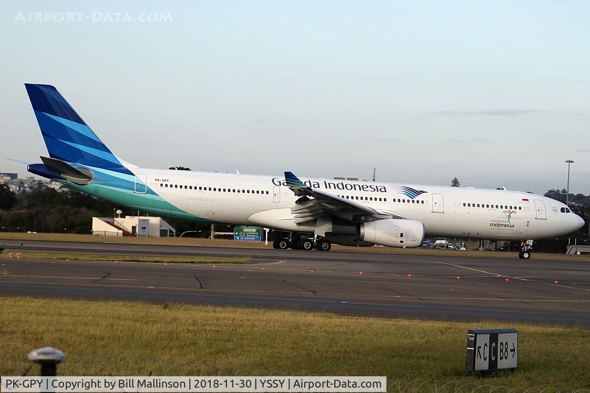 PK-GPY, 2015 Airbus A330-343 C/N 1671, taxiing