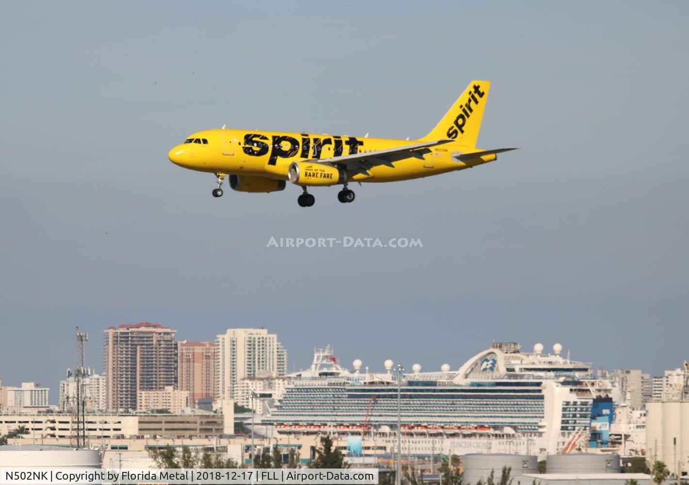 N502NK, 2005 Airbus A319-132 C/N 2433, Spirit