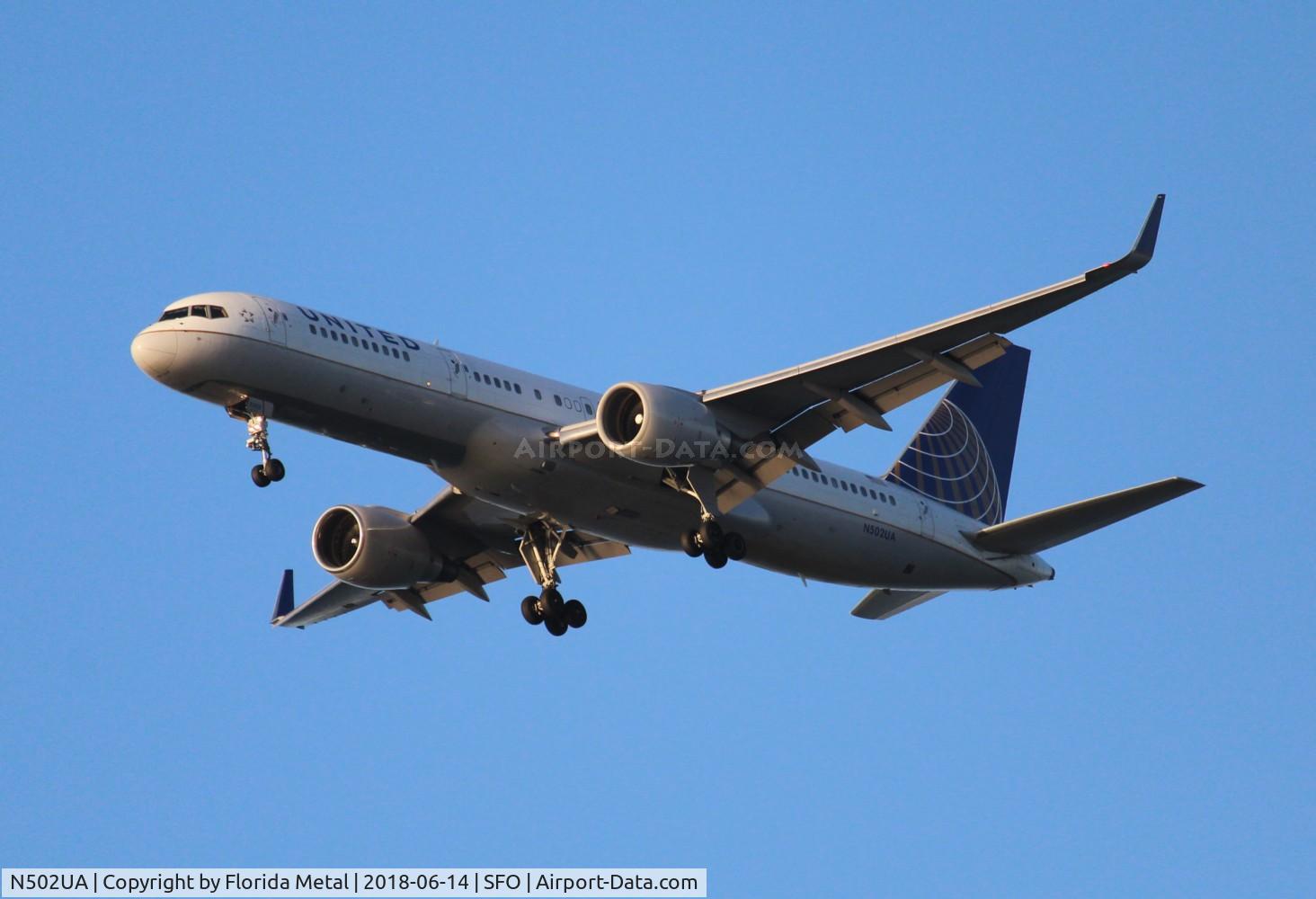N502UA, 1989 Boeing 757-222 C/N 24623, United