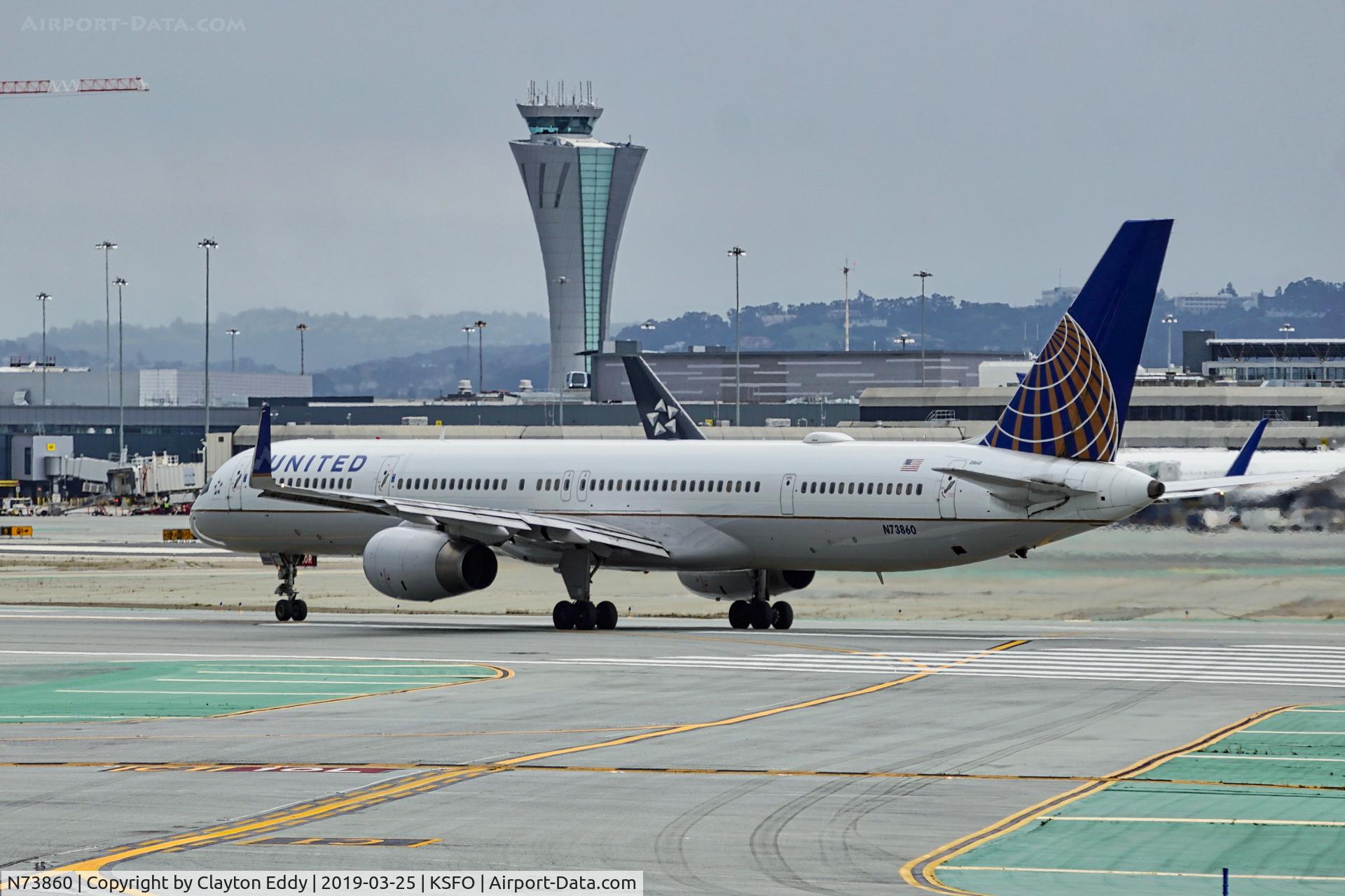 N73860, 2001 Boeing 757-33N C/N 32584, SFO 2019.