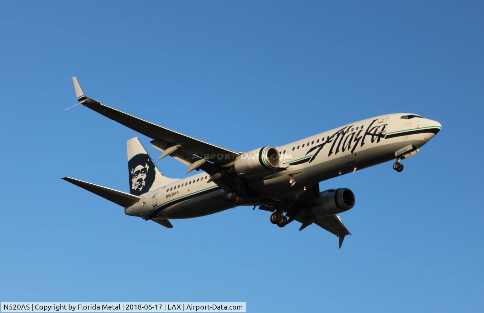 N520AS, 2009 Boeing 737-890 C/N 36481, Alaska