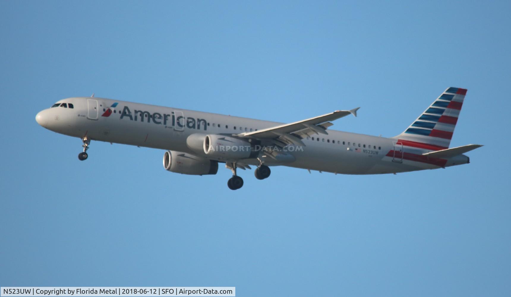 N523UW, 2009 Airbus A321-231 C/N 3960, American