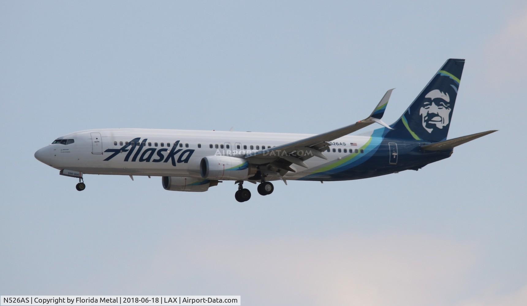 N526AS, 2009 Boeing 737-890 C/N 35196, Alaska