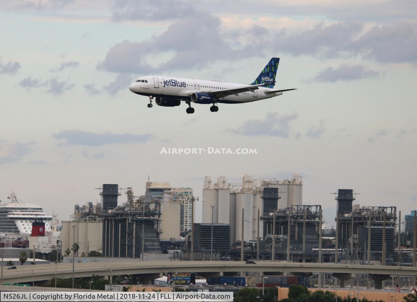 N526JL, 2001 Airbus A320-232 C/N 1546, Jet Blue
